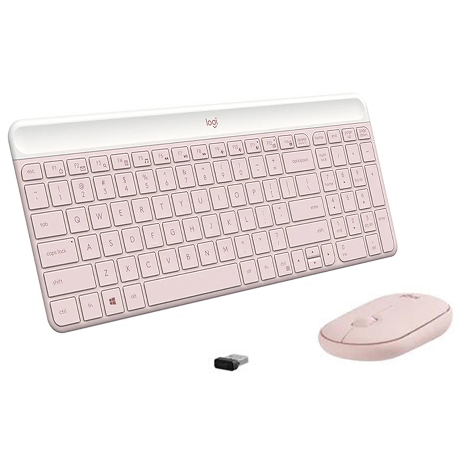 Kit Teclado Mouse LOGITECH MK470 Slim Inalambrico Rosa 920-011312 - Image 3