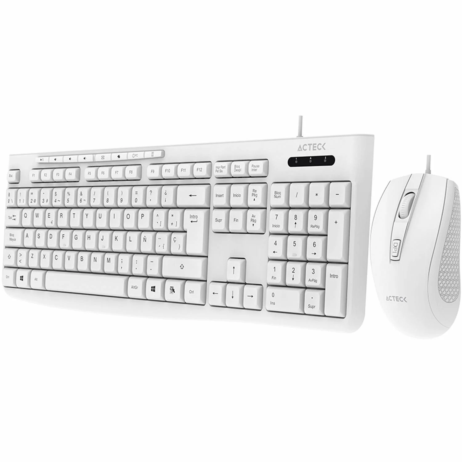 Kit Teclado y Mouse ACTECK MK455 1600dpi 4 Botones AC-941792 - Image 4