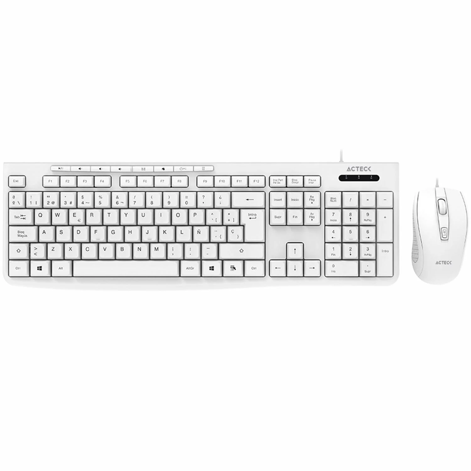 Kit Teclado y Mouse ACTECK MK455 1600dpi 4 Botones AC-941792 - Image 5