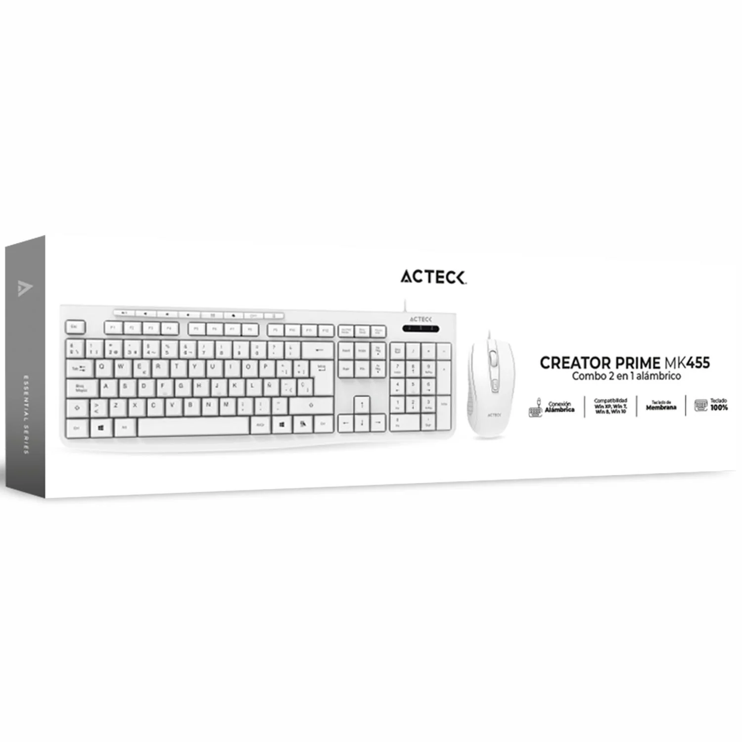 Kit Teclado y Mouse ACTECK MK455 1600dpi 4 Botones AC-941792 - Image 6