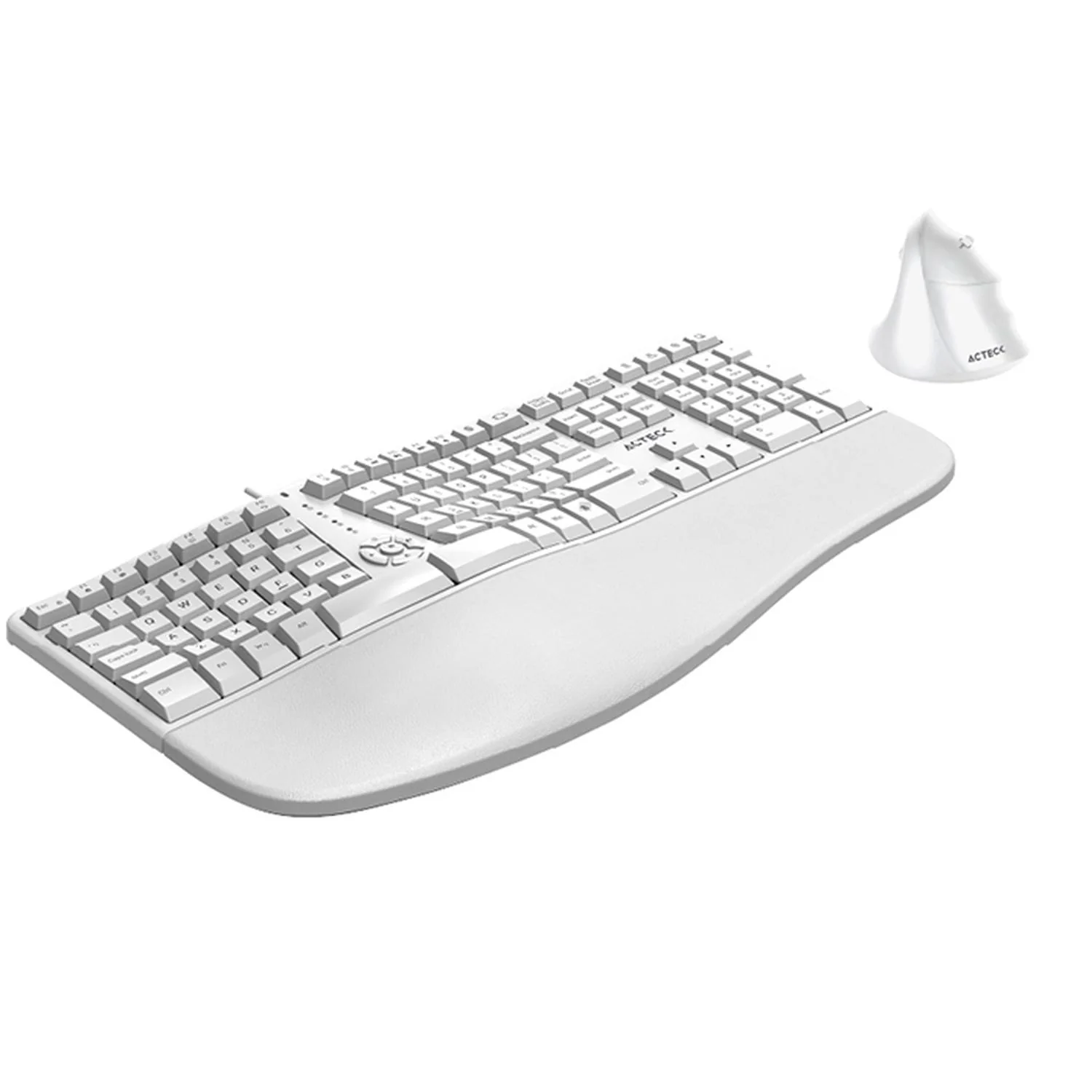 Kit Teclado y Mouse ACTECK VIRTUOS FITT MK770 Inalambrico USB-C Blanco AC-936255 - Image 2