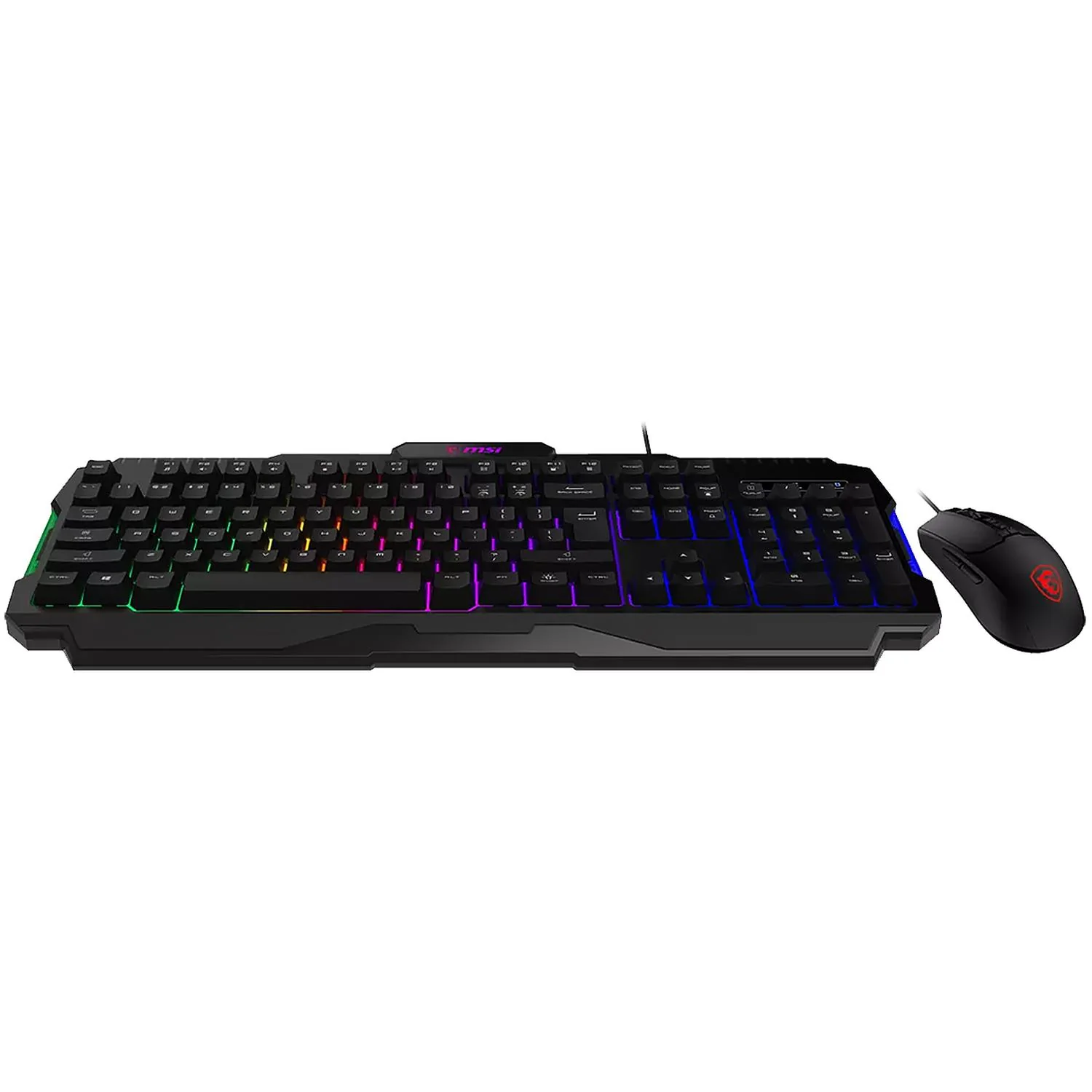 Kit Teclado y Mouse Gamer MSI FORGE GK100 COMBO LS 6400DPI RGB Negro - Image 4