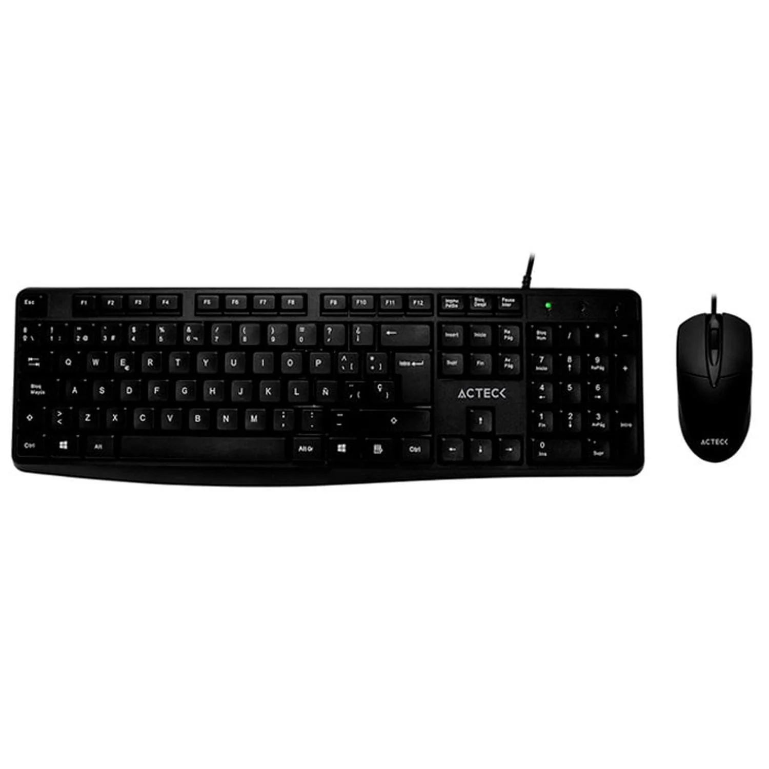 Kit 2 en 1 Teclado y Mouse ACTECK ENTRY 500 USB AC-928984
