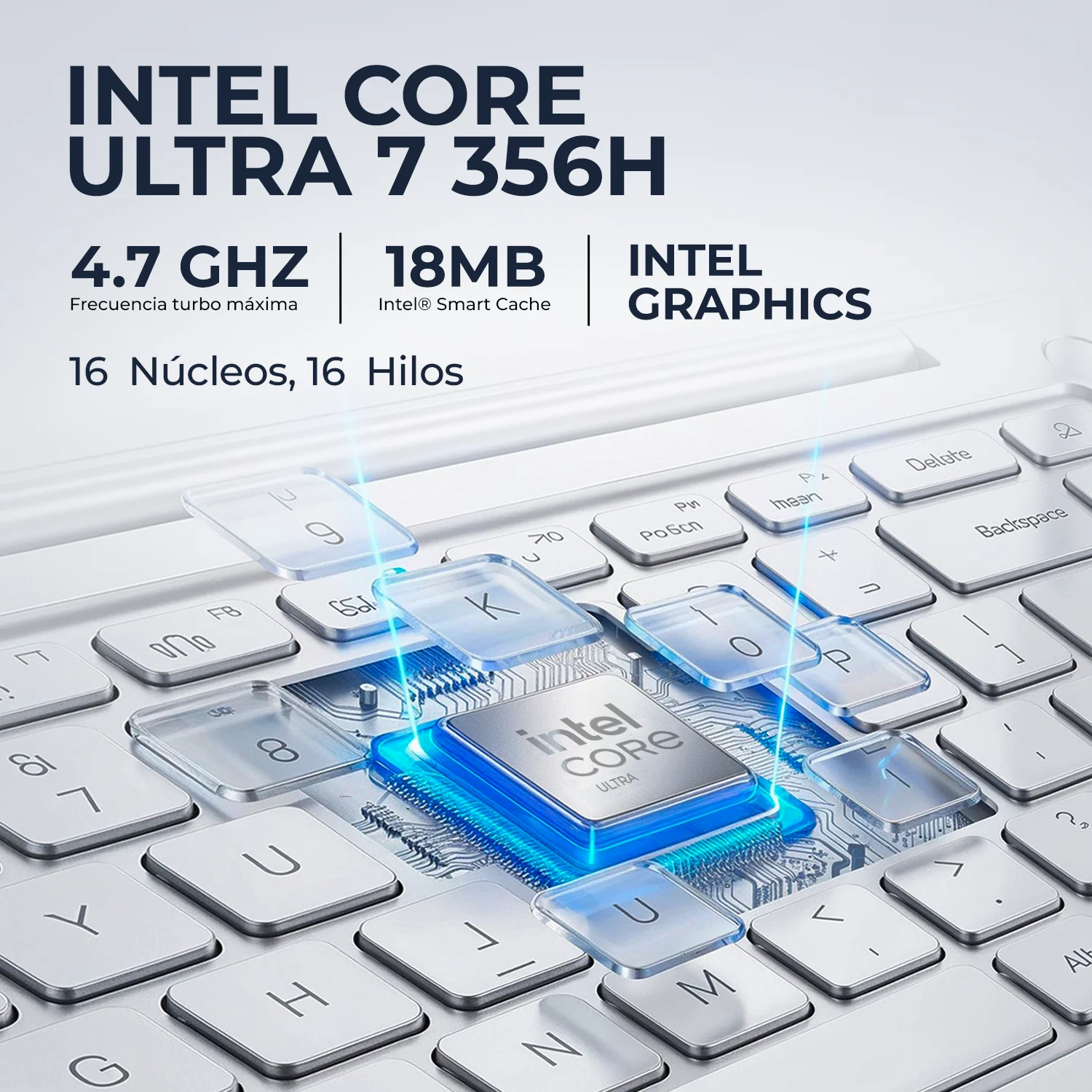 Laptop ExpertBook Ultra B9 AI PC Intel Core Ultra 7 356H NPU Motor de IA Dedicado 50 TOPS 32GB LPDDR5X 1TB SSD Pantalla Touch 14" Tandem OLED 120Hz WQXGA+ Teclado Español W11P Copilot+ PC - Image 3