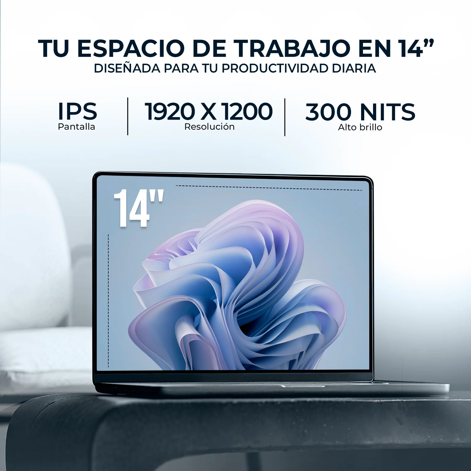 Laptop AI PC ASUS Vivobook 14 X1407QA Snapdragon X 16GB LPDDR5X 512GB SSD Pantalla 14" IPS FHD+ Copilot+ PC NPU 45 TOPS Windows 11 Teclado Ingles - Image 5