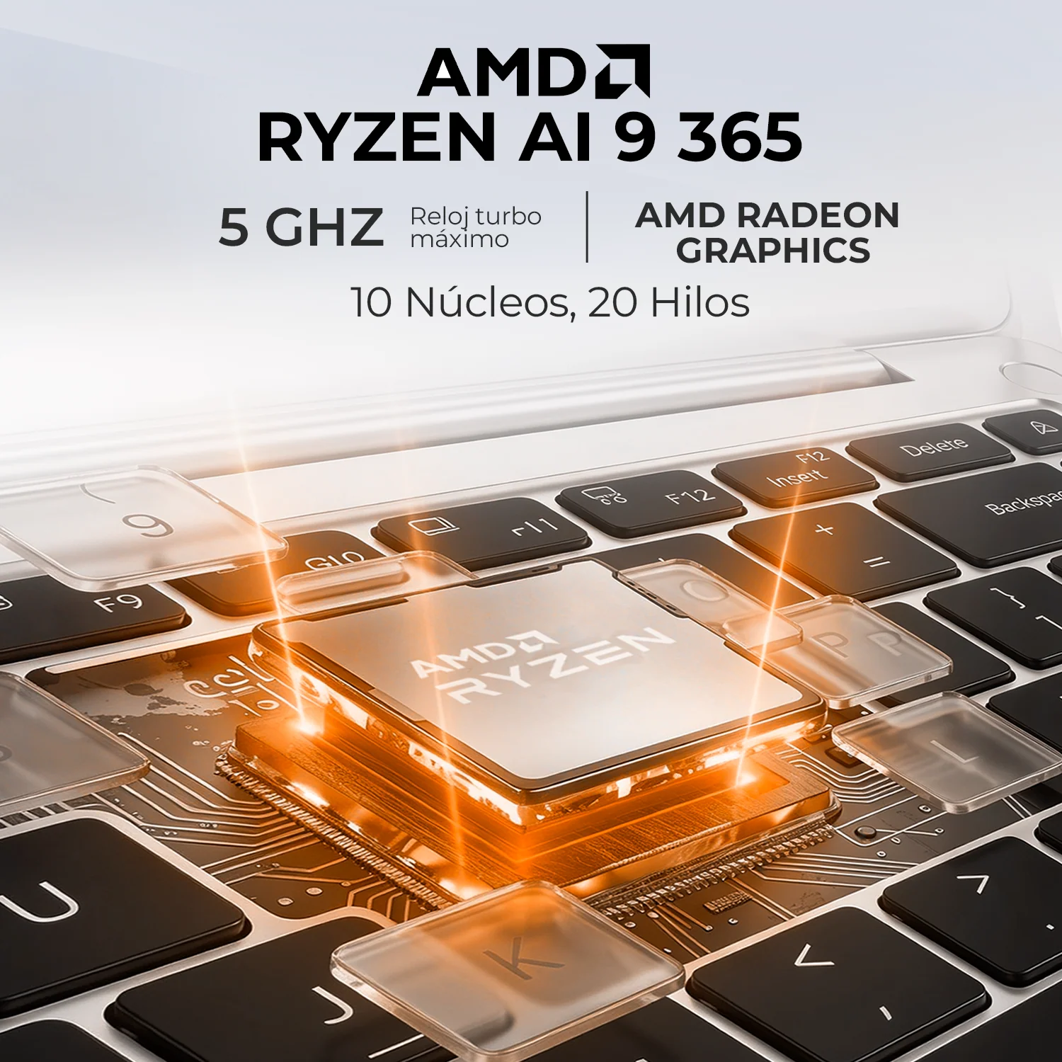 Laptop AI PC ASUS Vivobook S16 M5606WA Ryzen AI 9 365 32GB LPDDR5X 1TB SSD Pantalla 16" OLED 3.2K 120Hz Copilot+ PC NPU 50 TOPS Windows 11 Teclado Ingles - Image 3