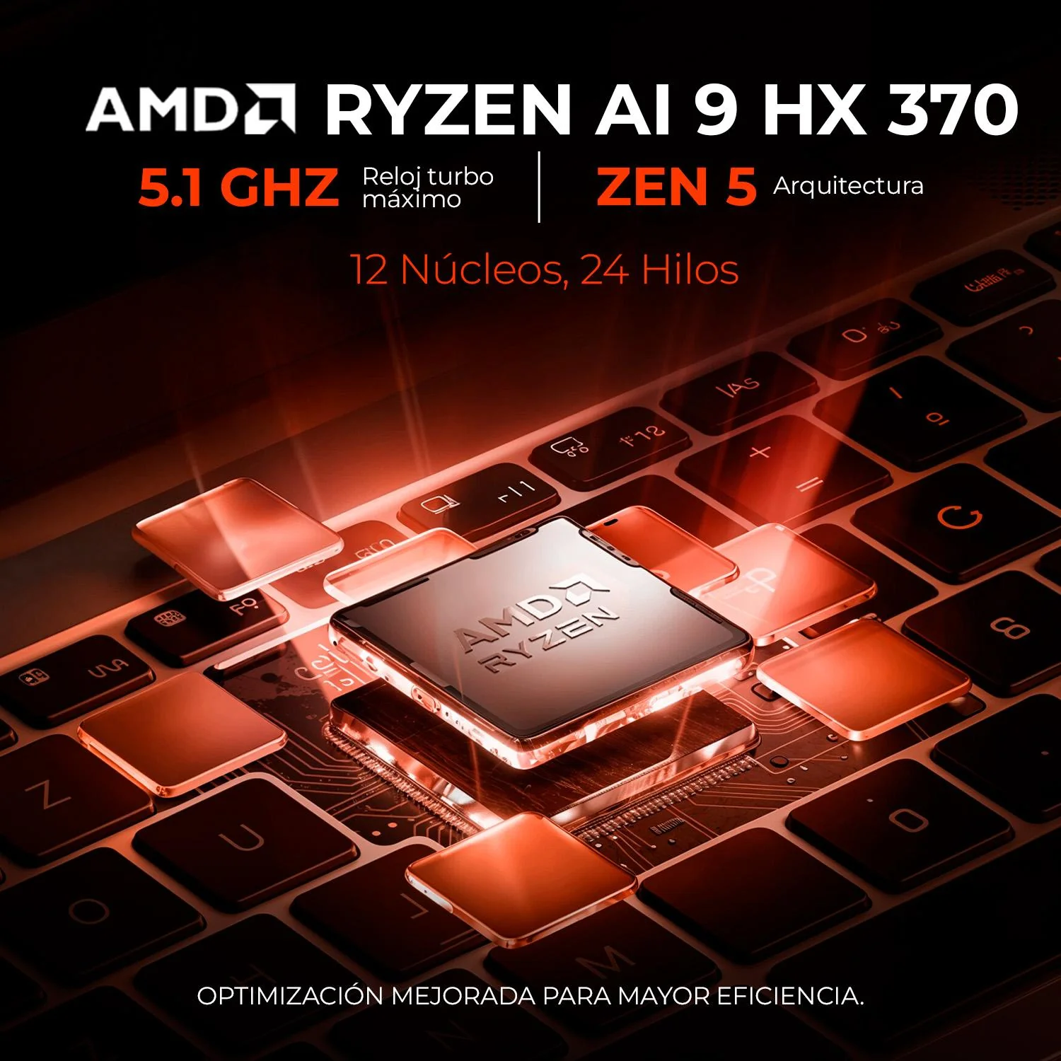 Laptop AI PC Gamer GIGABYTE AERO X16 Nvidia GeForce RTX 5070 8GB DLSS Ryzen AI 9 HX 370 NPU Motor de IA Dedicado 50 TOPS 32GB DDR5 1TB SSD Pantalla 16" IPS WQXGA 165Hz W11H Copilot+ PC - Image 3