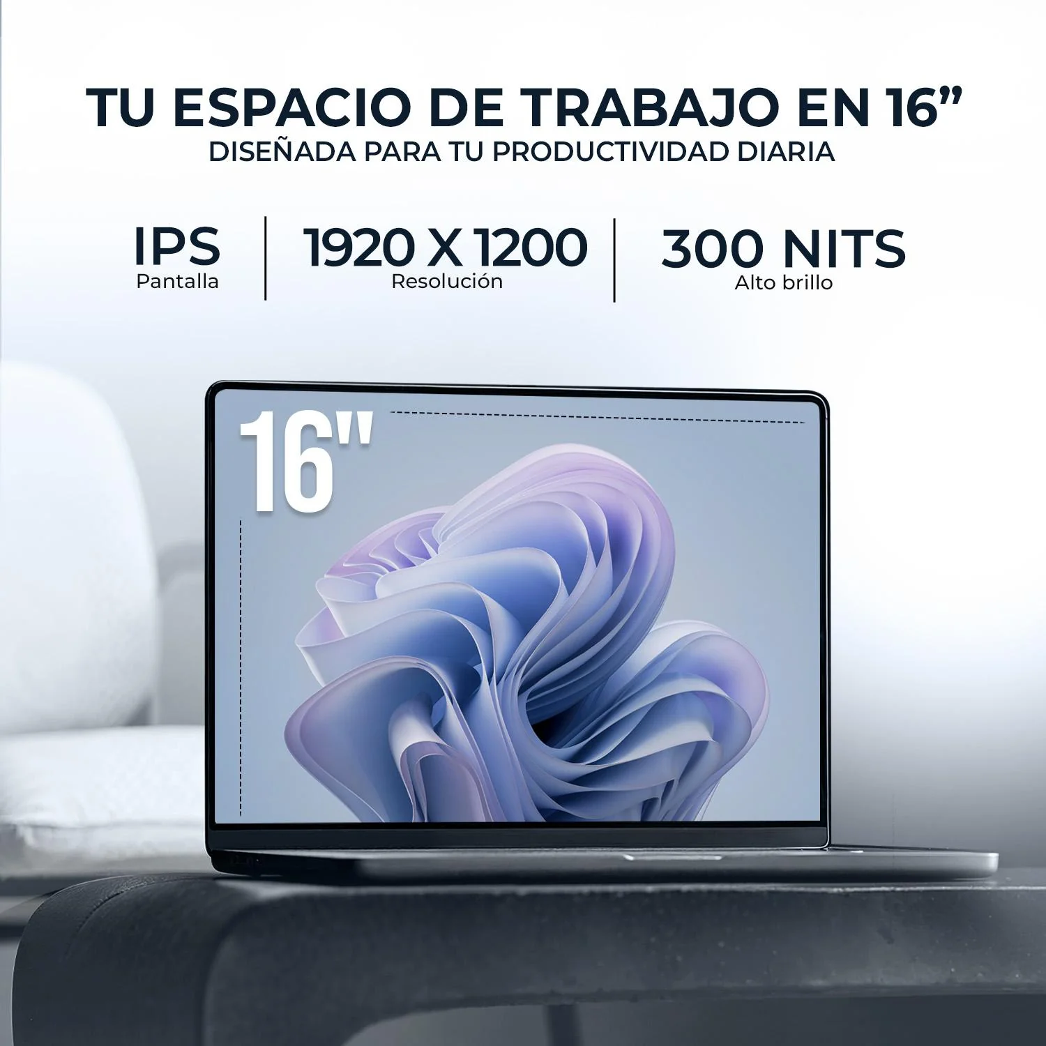 Laptop AI PC HP OmniBook 5 AMD Ryzen AI 7 350 NPU Motor de IA Dedicado 50 TOPS 16GB LPDDR5x 512GB SSD Pantalla 16" IPS FHD+ Teclado Ingles W11H Copilot+ PC Bateria Larga duracion Carga Rapida - Image 5