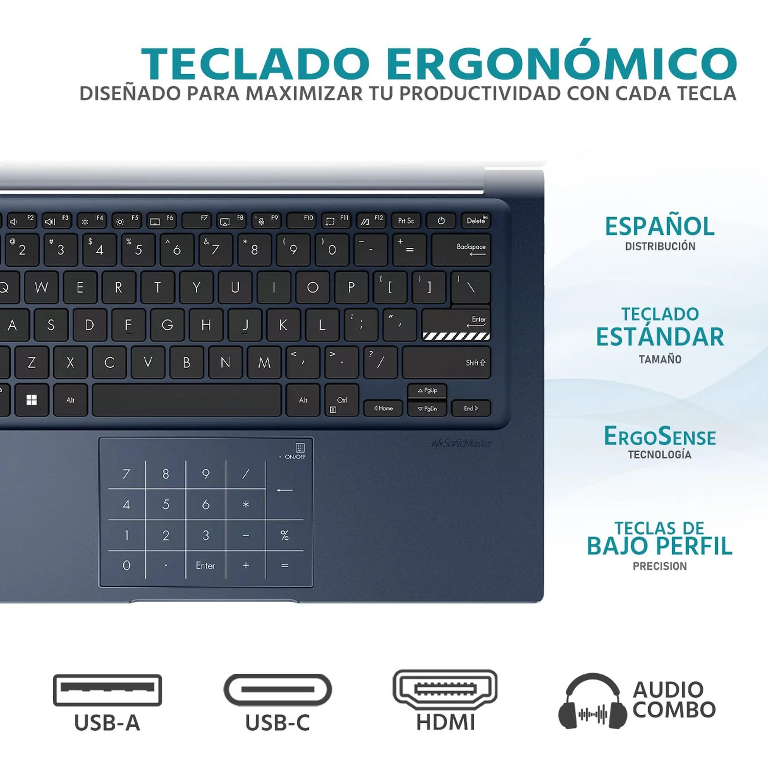 Laptop ASUS Vivobook 14 Intel Core i5 1334U 24GB SSD 512GB 14" FHD Teclado Español Mouse DXT ideal para Estudio y Multitarea - Image 4