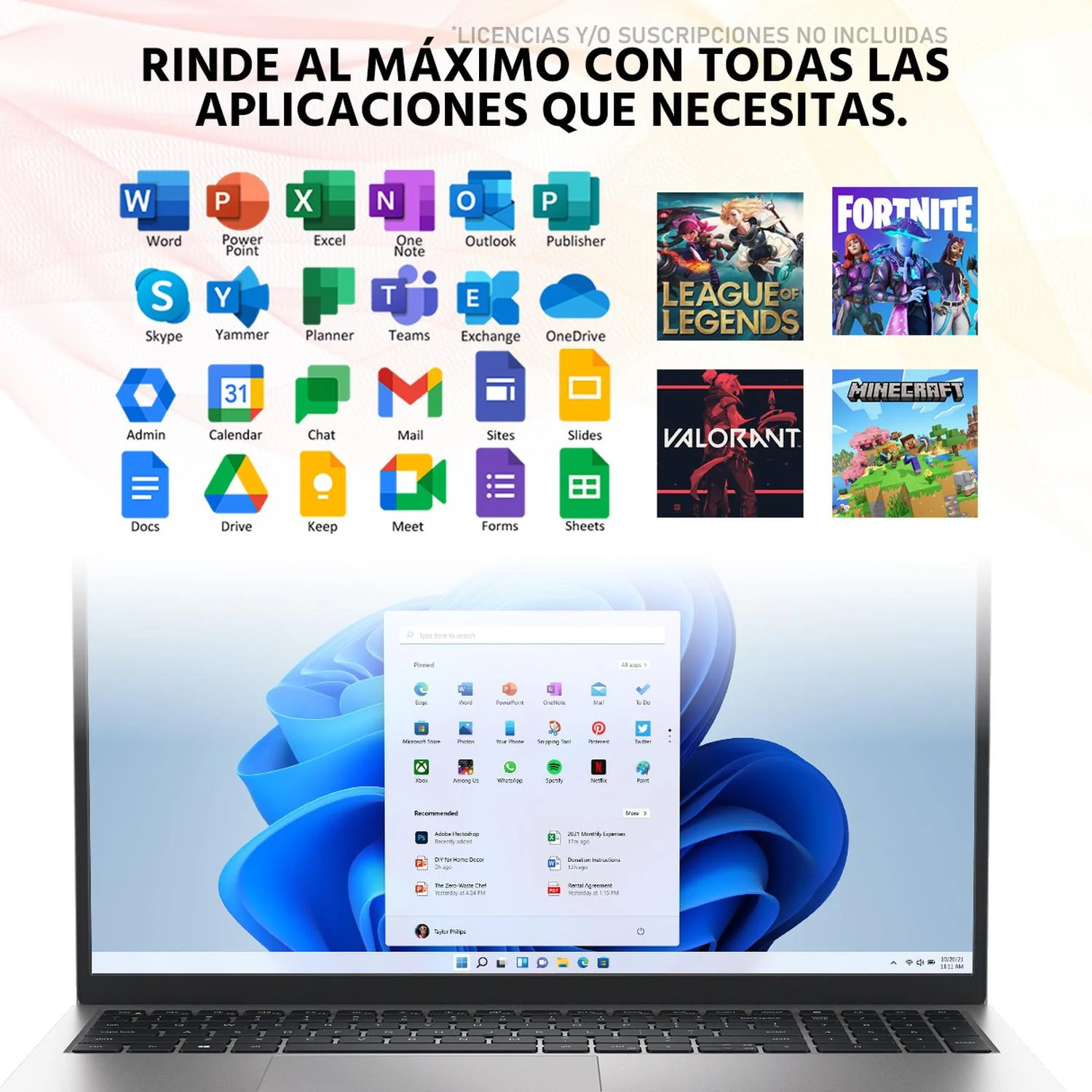 Laptop DELL Inspiron 15 AMD Ryzen 5 7520U 8GB DDR5 SSD 512GB 15.6" FHD Teclado Español Multitarea y Uso Estudiantil - Image 5