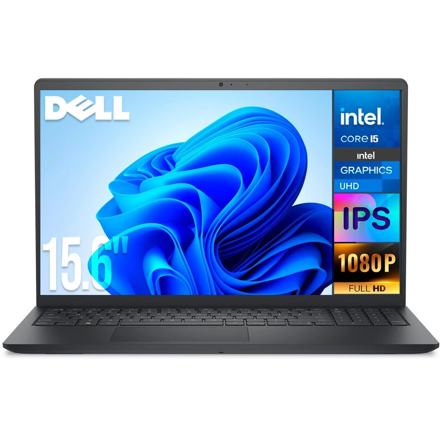 Laptop DELL 15 LDC15250 Intel Core i5 1334U 24GB DDR4 512GB SSD Pantalla 15.6 IPS FHD Touch Windows 11 Teclado Ingles