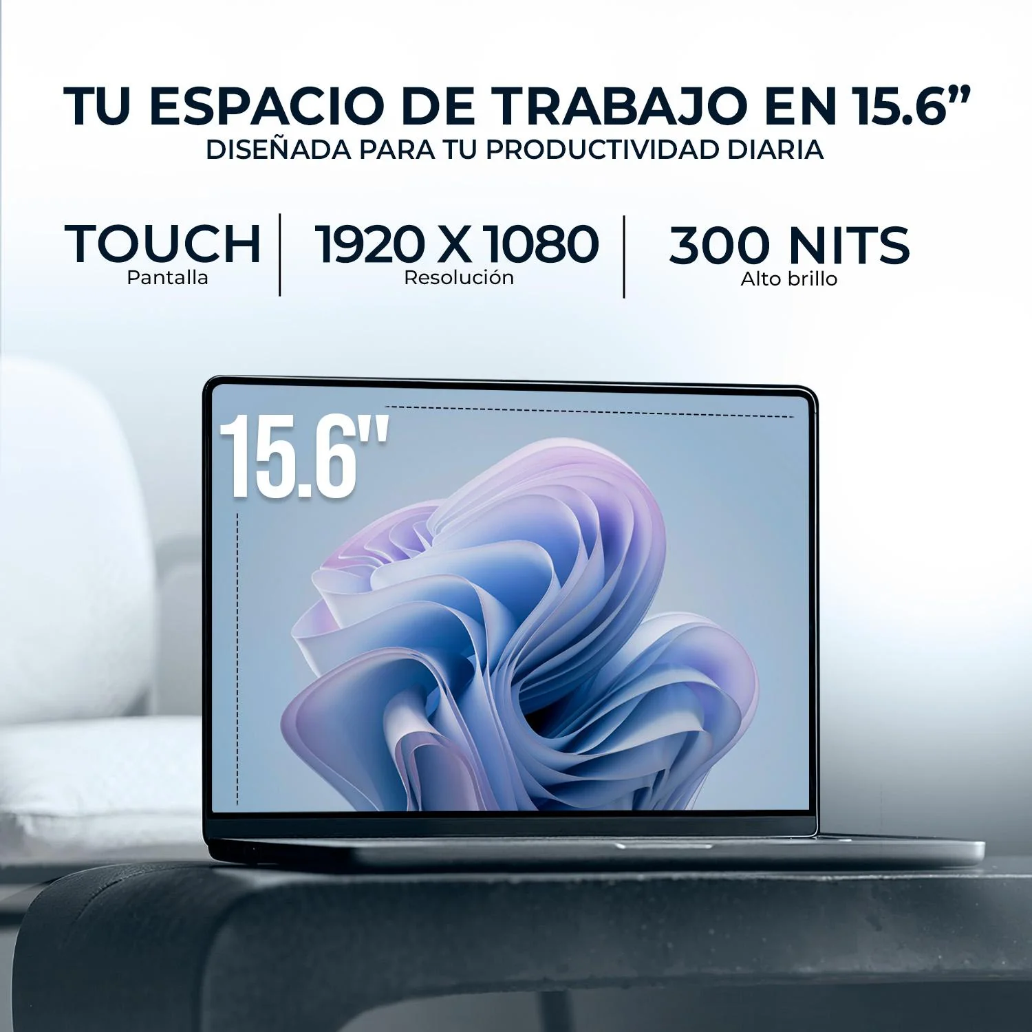 Laptop HP 15 15-fd0127dx Intel Core I7 1355U 16GB 512GB SSD Pantalla 15.6 IPS FHD Touch Windows 11 Teclado Ingles - Image 5