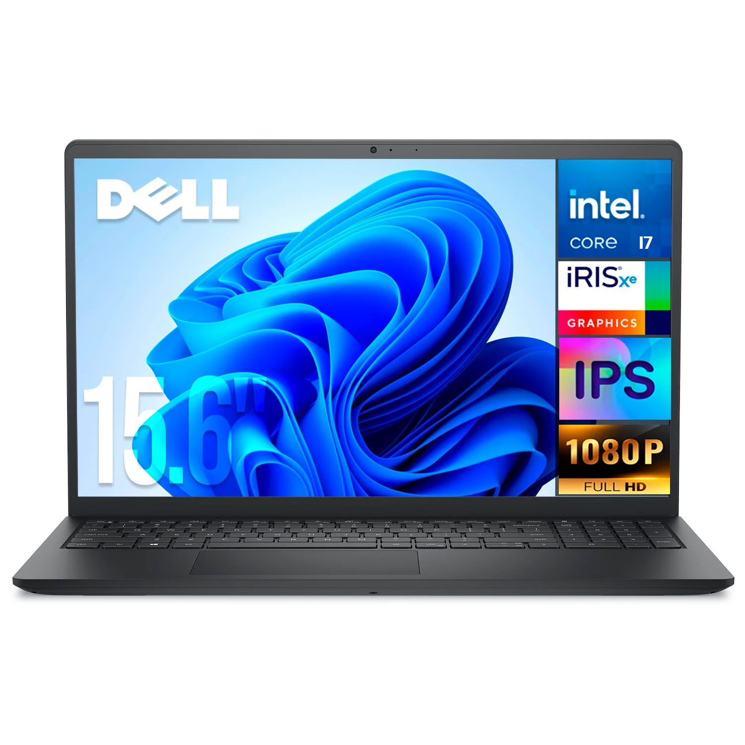 Laptop DELL 15 LDC15250 Intel Core i7 1355U 16GB DDR5 512GB SSD Pantalla 15.6" Touch IPS FHD Windows 11 Teclado Ingles