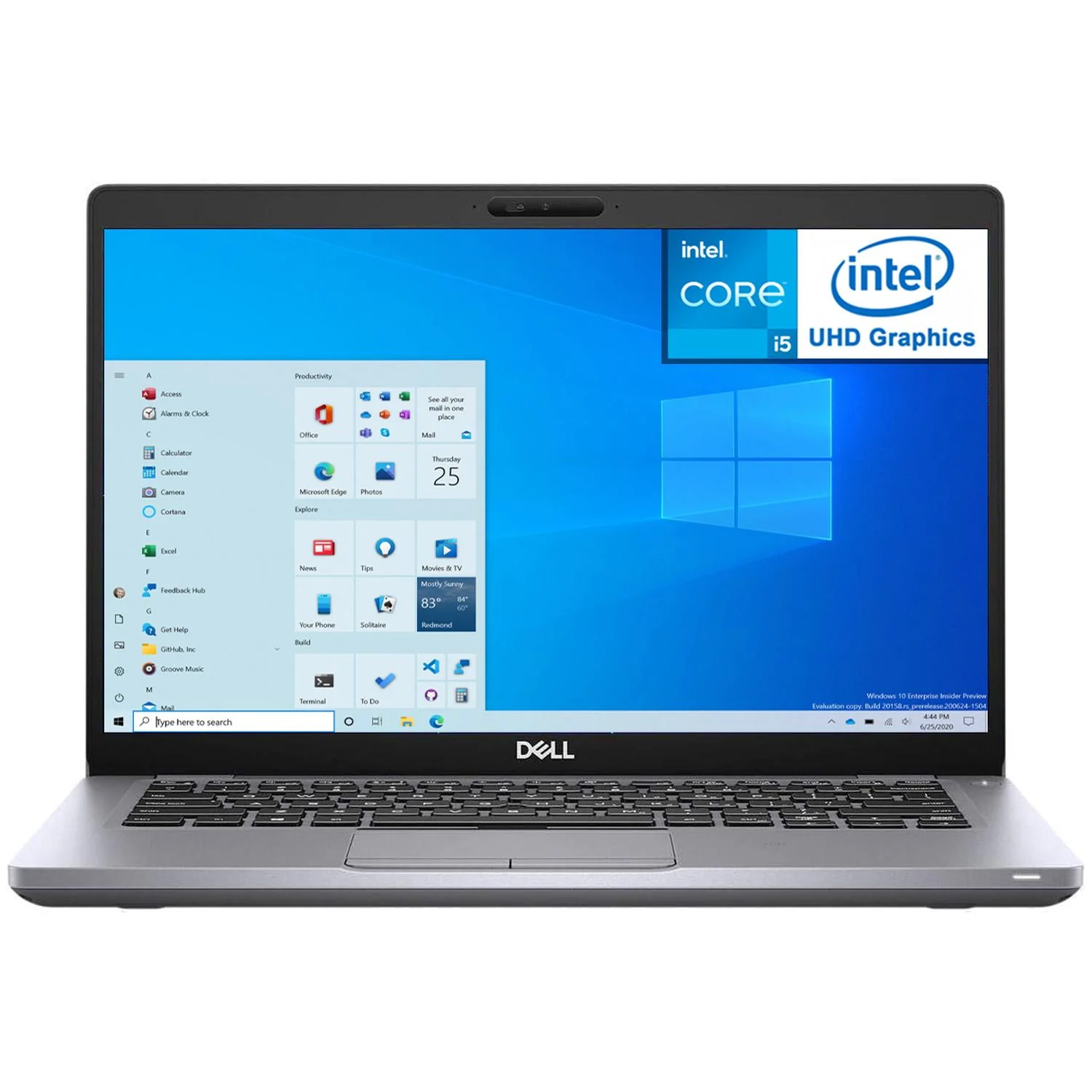 Laptop DELL Latitude 5410 Intel Core i5 10210U 8GB RAM 256GB SSD 14" Windows 10 Pro Teclado en Ingles Reacondicionado Grado B