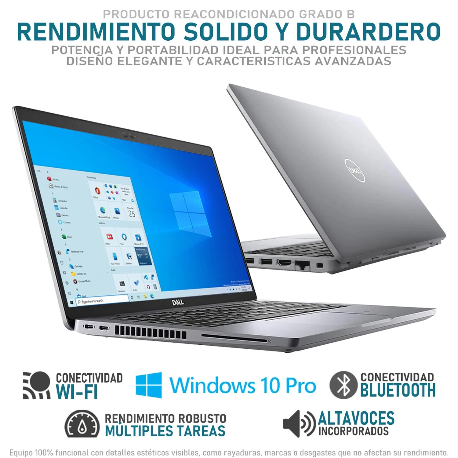 Laptop DELL Latitude 5420 Intel Core i5 1145G7 16GB RAM 256GB SSD 14" Windows 10 Pro Teclado en Ingles Reacondicionado Grado B - Image 3