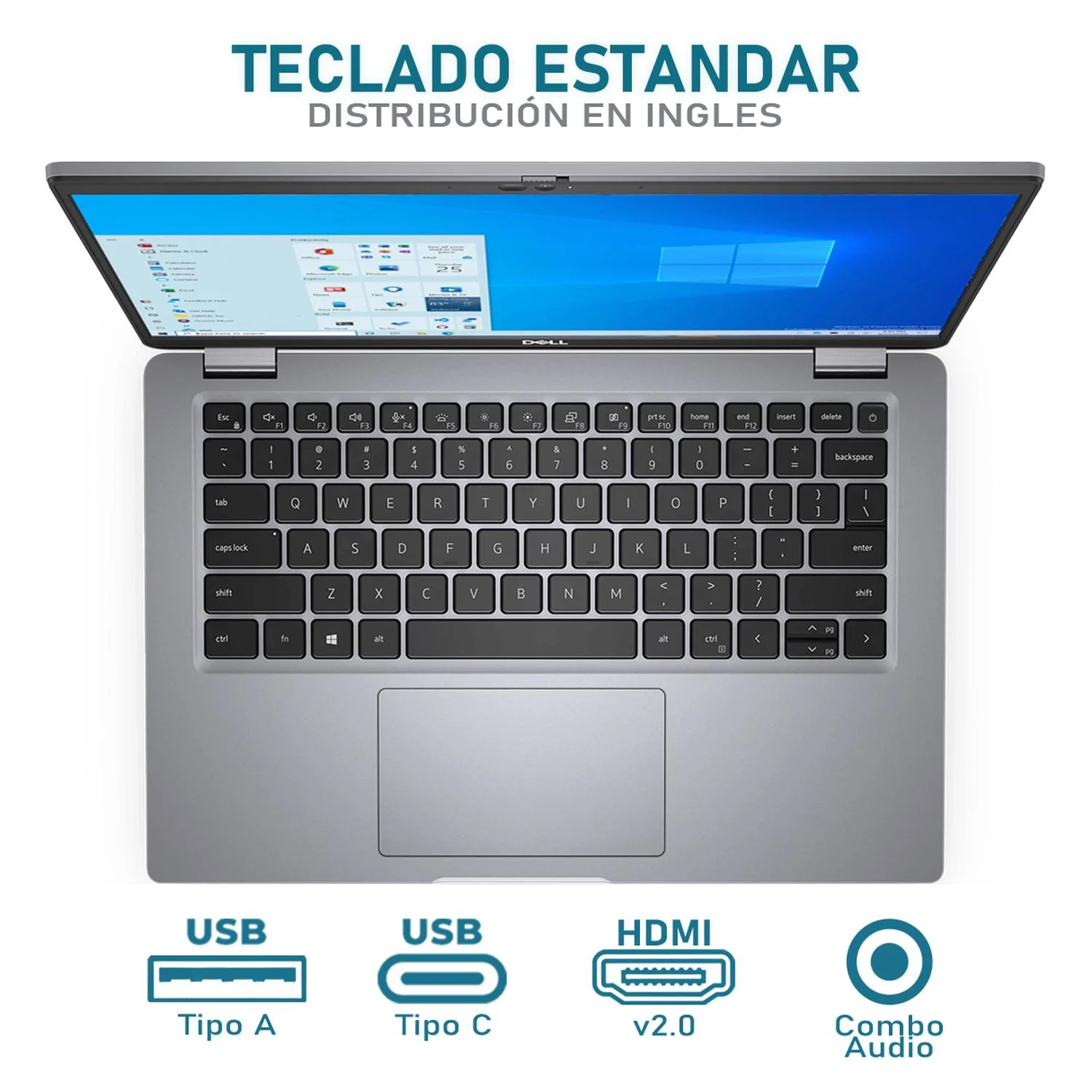 Laptop DELL Latitude 5420 Intel Core i5 1145G7 16GB RAM 256GB SSD 14" Windows 10 Pro Teclado en Ingles Reacondicionado Grado B - Image 4
