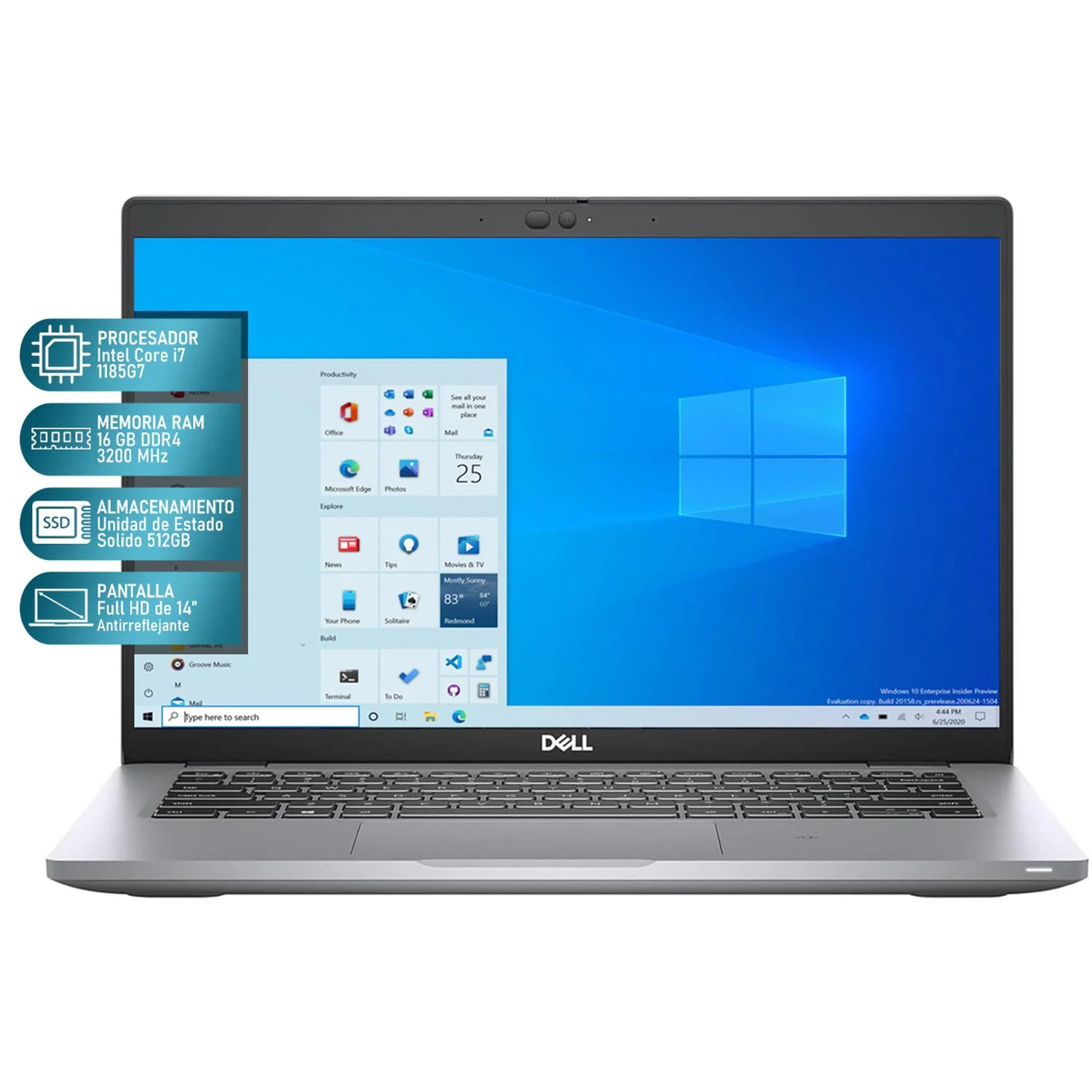 Laptop DELL Latitude 5420 Intel Core i7 1185G7 16GB RAM 512GB SSD Touch Windows 10 Pro Teclado en Ingles Reacondicionado - Image 2