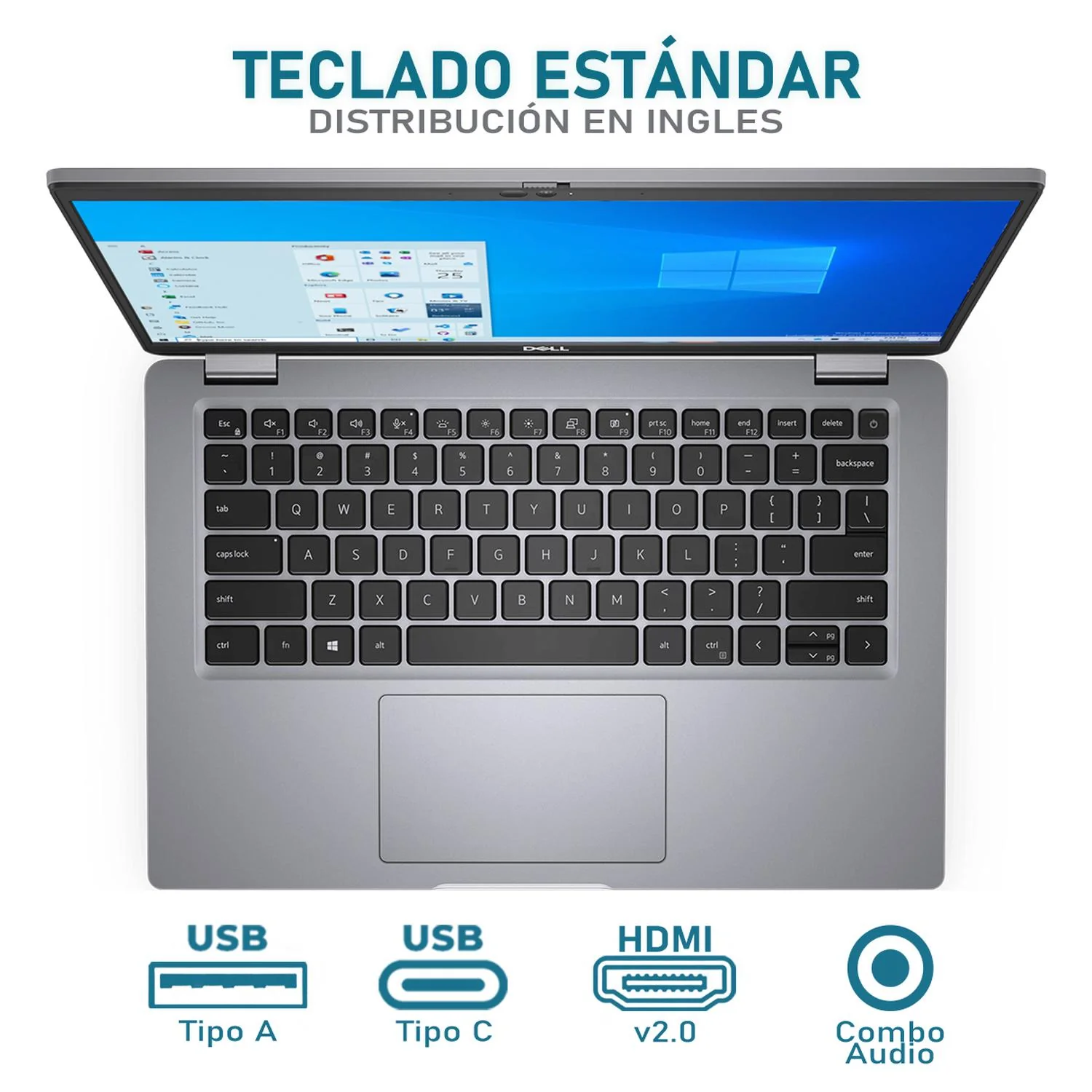 Laptop DELL Latitude 5420 Intel Core i7 1185G7 16GB RAM 512GB SSD Touch Windows 10 Pro Teclado en Ingles Reacondicionado Grado B - Image 4