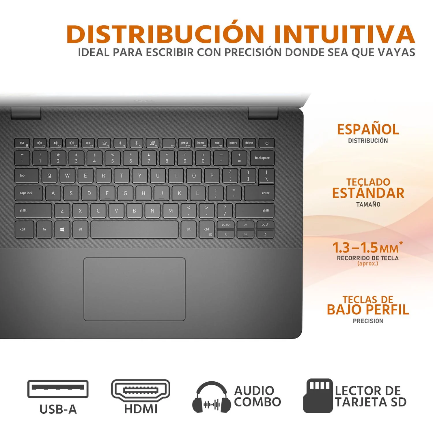 Laptop DELL Vostro 14 AMD Ryzen 5 3450U 16GB RAM 512GB SSD 14" Windows 11 Pro Teclado en Español - Image 4