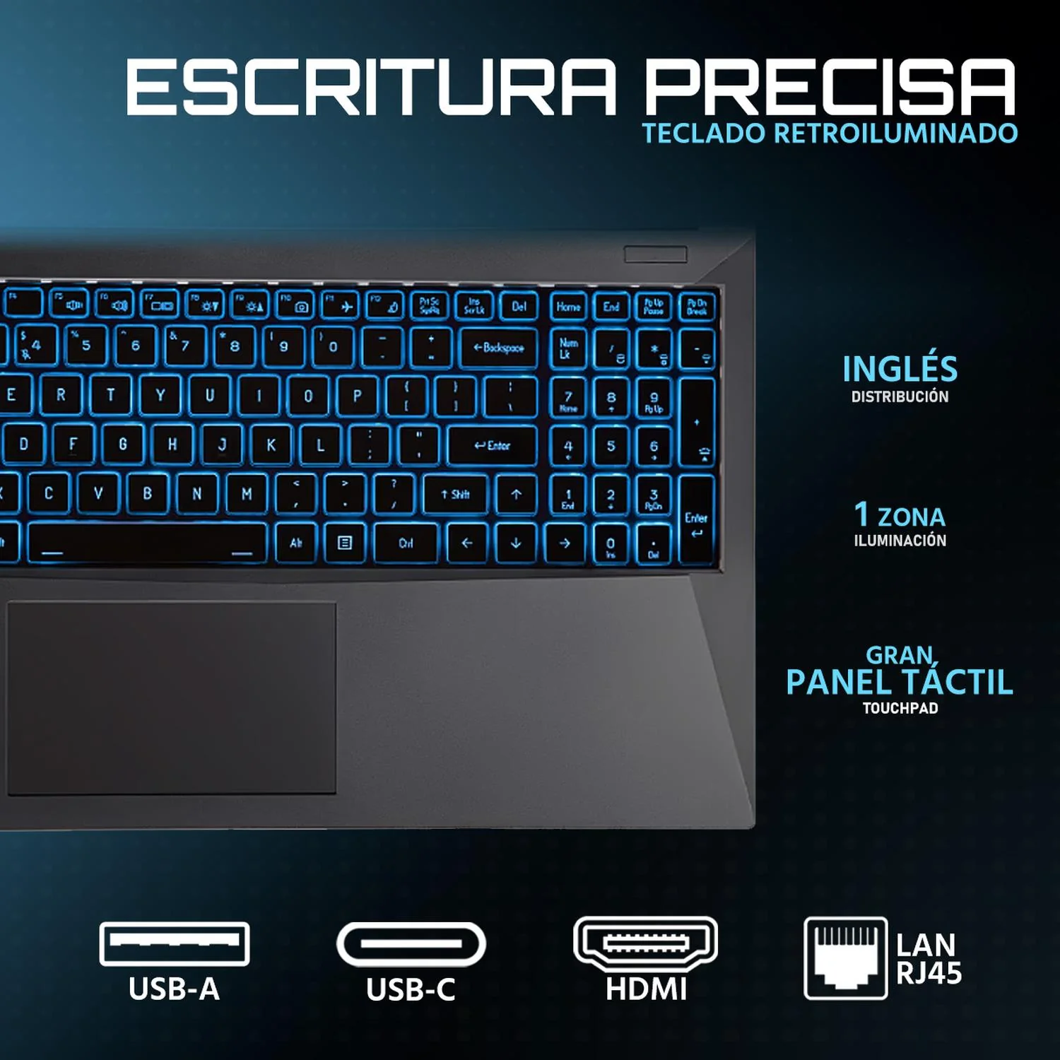 Laptop Gamer ACER ALG NVIDIA GeForce RTX 2050 Intel Core i5 12450H 32GB RAM 750GB SSD 15.6" Windows 11 Home Teclado en Ingles - Image 4