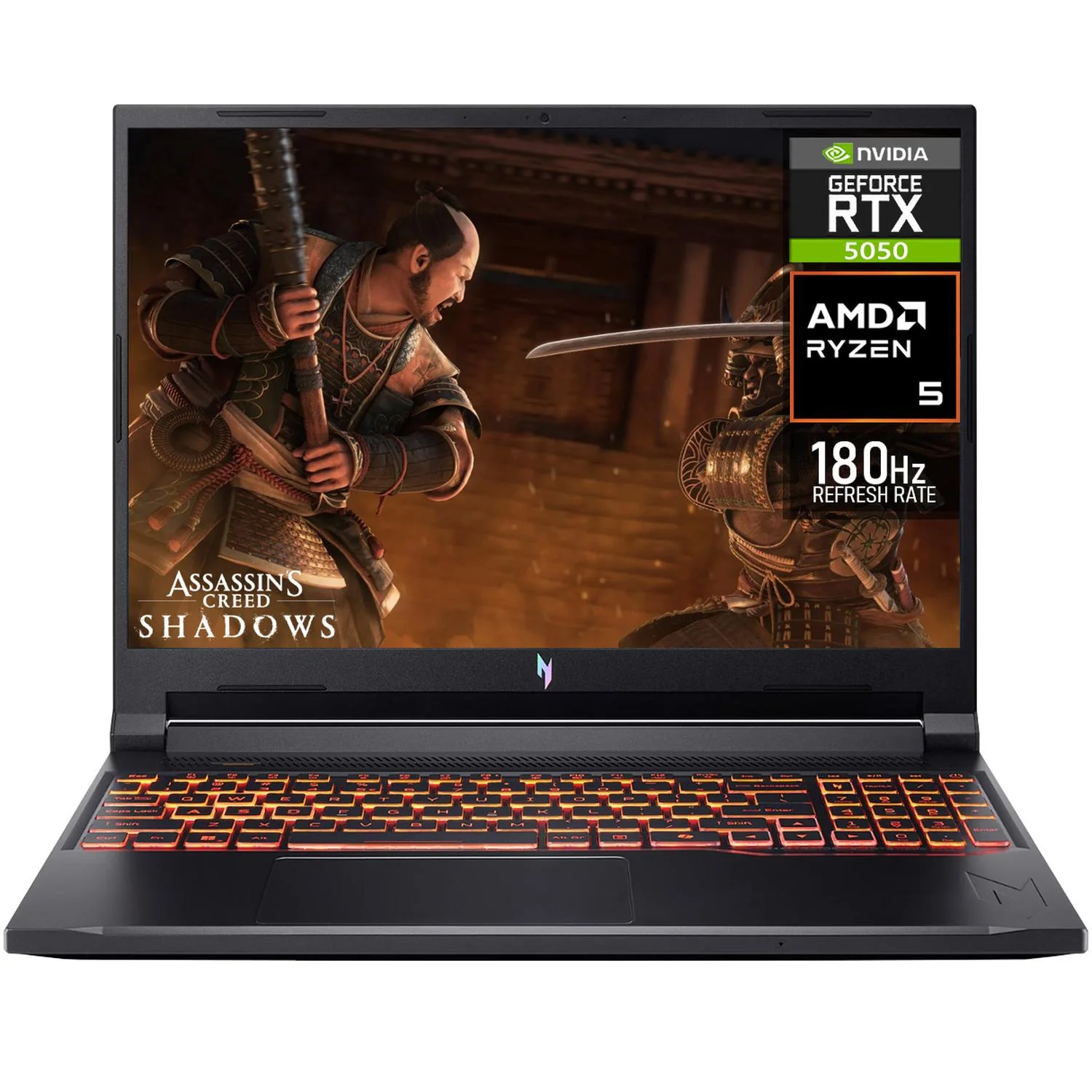 Laptop Gamer ACER Nitro V 16 AI NVIDIA GeForce RTX 5050 AMD Ryzen 5 240 16GB RAM 512GB SSD 16" Windows 11 Home Teclado en Ingles