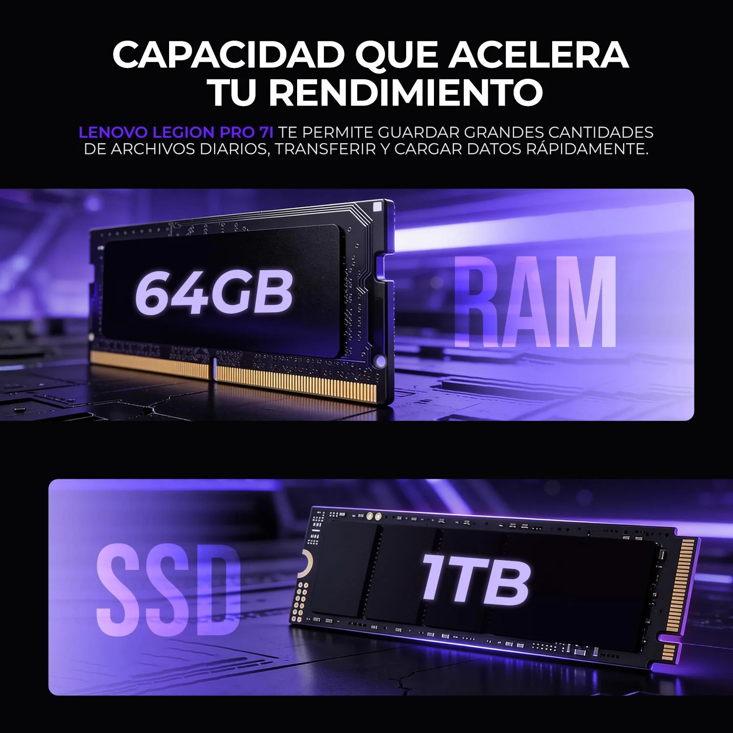 Laptop Gamer AI PC LENOVO Legion Pro 7i GeForce RTX 5090 24GB DLSS Core Ultra 9 275HX NPU 64GB DDR5 1TB SSD Pantalla 16" OLED QHD+ 240Hz Teclado Ingles Copilot Mouse + Control DXT Inteligencia Artificial - Image 5