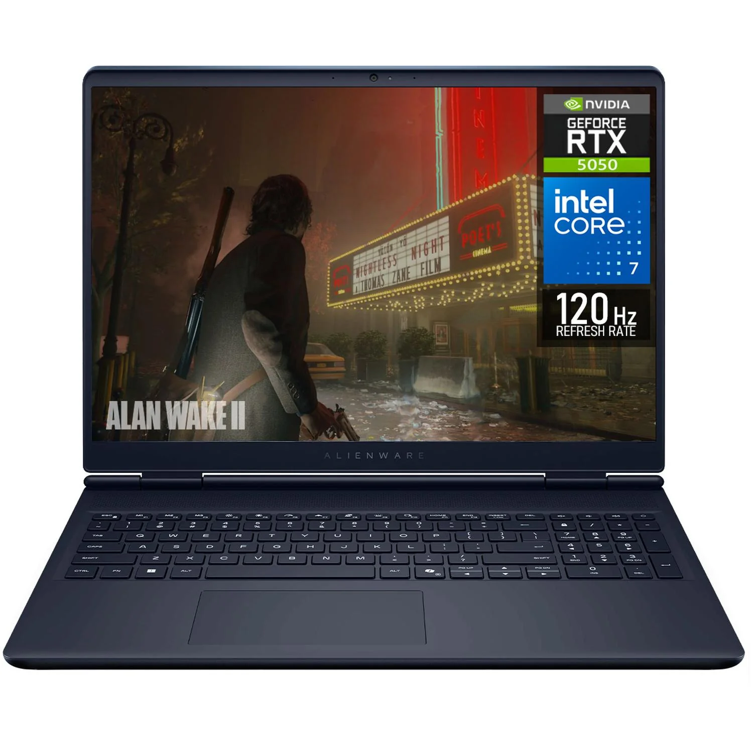 Laptop Gamer ALIENWARE M16 Aurora NVIDIA GeForce RTX 5050 Intel Core i7 240H 16GB DDR5 SSD 1TB 16" IPS Pro FHD+ 165Hz Teclado Español Gaming Competitivo y Multitarea Avanzada