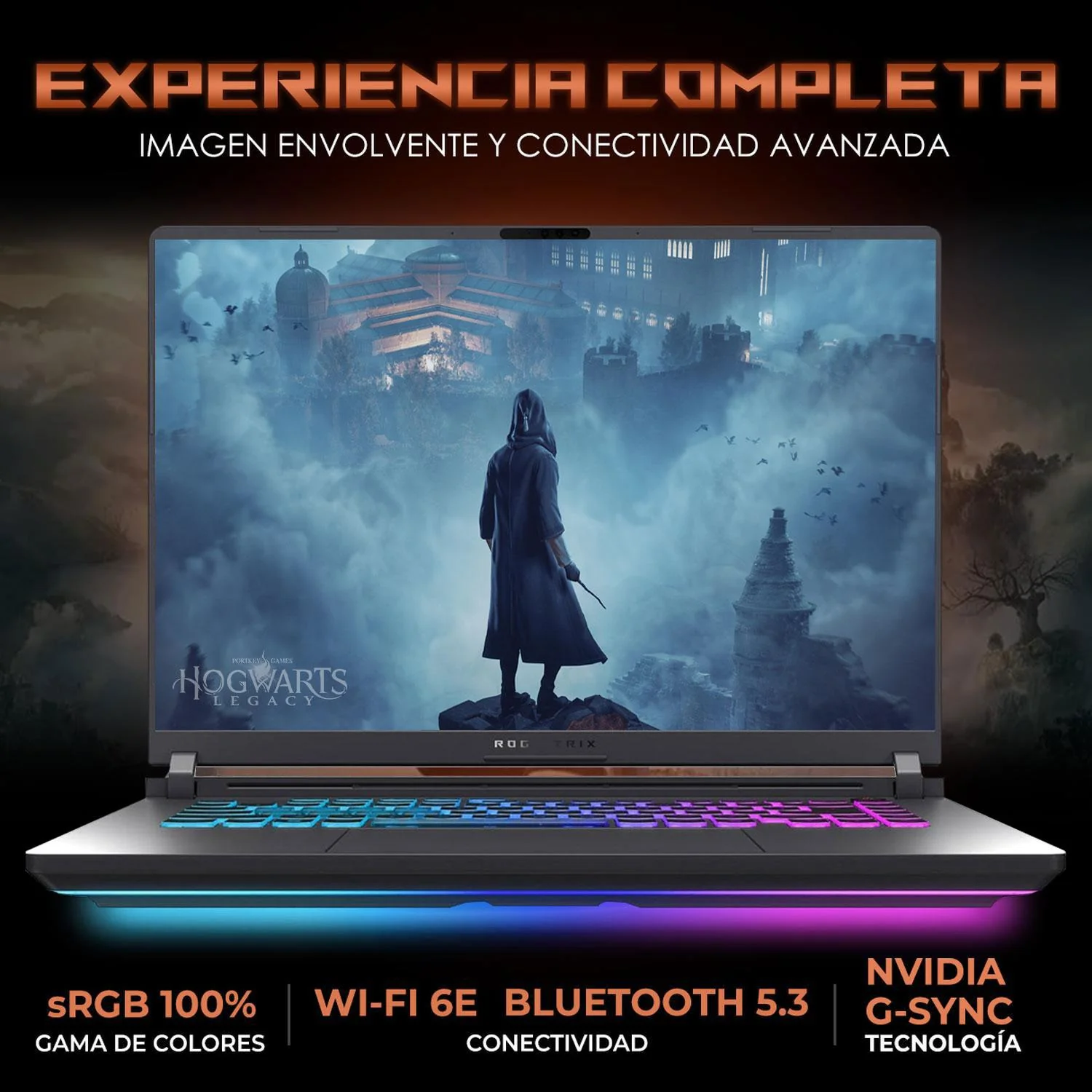Laptop Gamer ASUS ROG Strix G16 NVIDIA GeForce RTX 5060 Intel Core i7 14650HX 16GB DDR5 SSD 1TB 16" WUXGA 165Hz Teclado Ingles Gaming Competitivo y Diseño - Image 3
