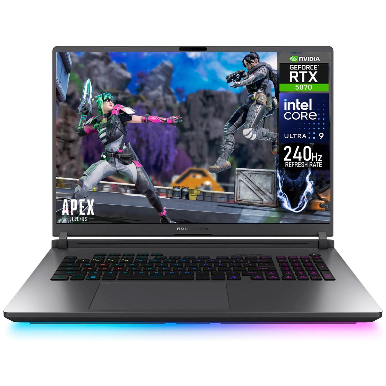 Laptop Gamer ASUS ROG Strix G18 NVIDIA GeForce RTX 5070 Intel Core Ultra 9 275HX 32GB DDR5 SSD 1TB 18" WQXGA 240Hz Teclado Ingles Potencia Extrema y Gaming Avanzado