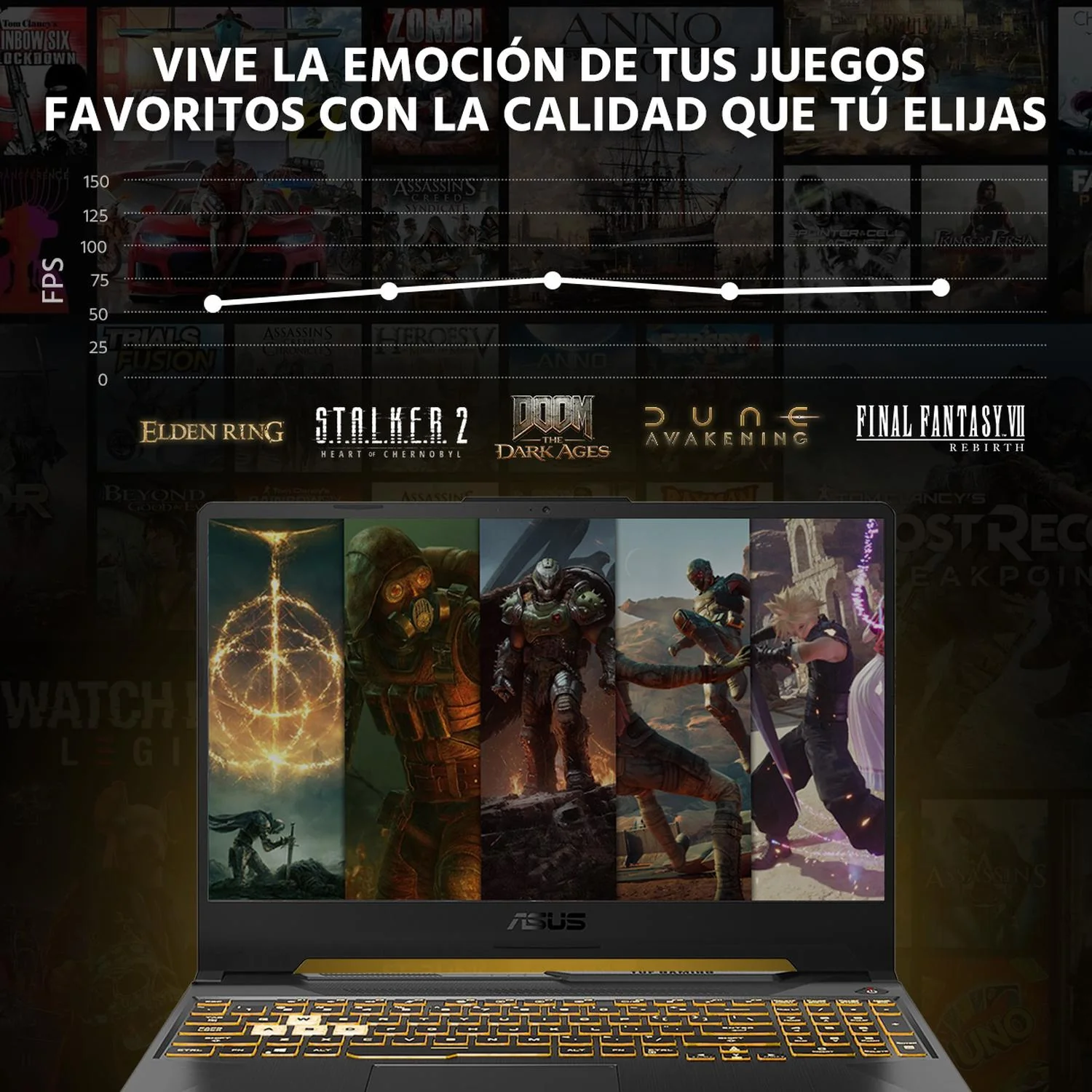 Laptop Gamer ASUS TUF Gaming A15 NVIDIA GeForce RTX 2050 AMD Ryzen 7 7435HS 16GB RAM 1TB SSD 15.6" Windows 11 Home Teclado en Ingles + Mouse DXT Gaming Open Box - Image 5