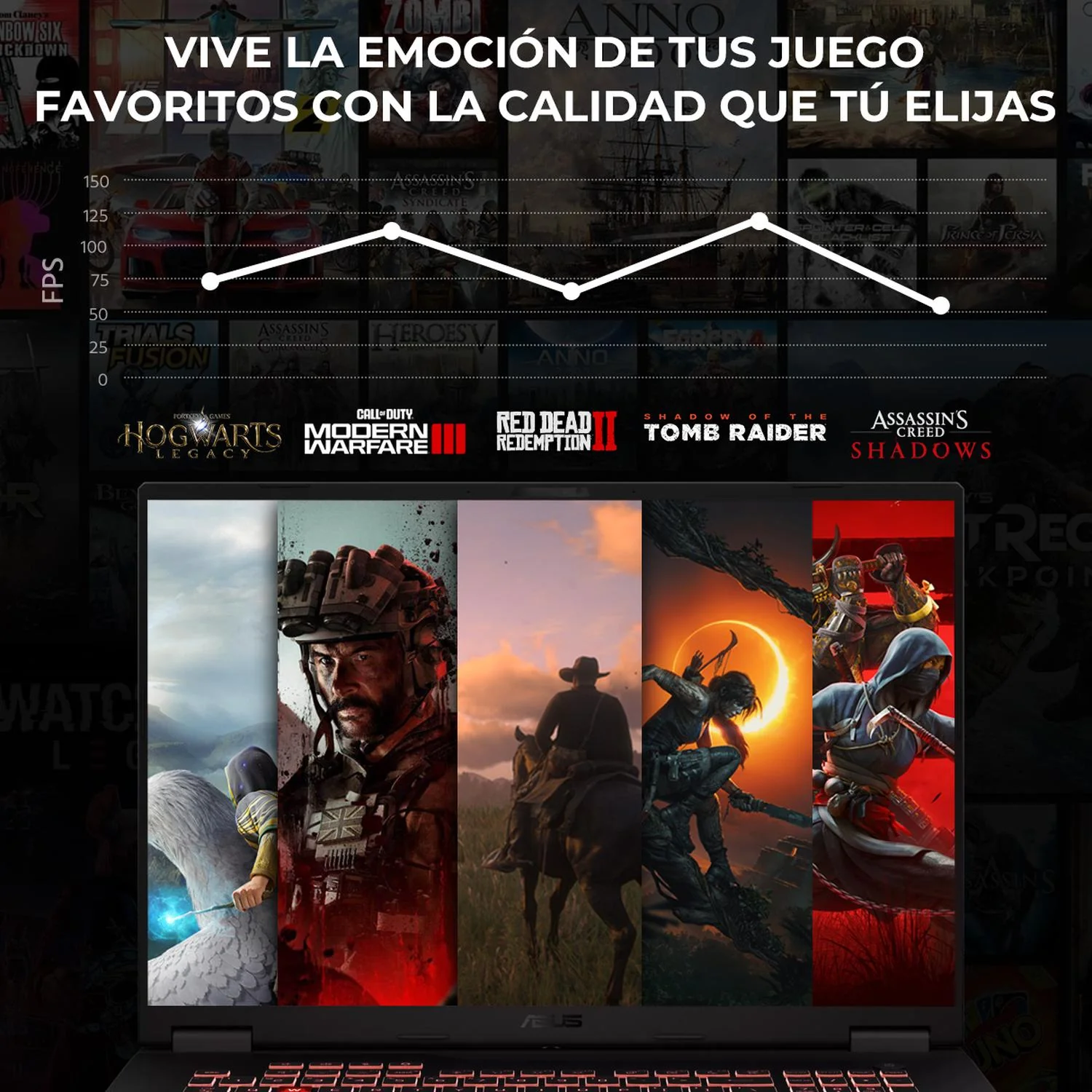 Laptop Gamer ASUS TUF Gaming A18 Nvidia GeForce RTX 5060 8GB DLSS 4.5 AMD Ryzen 7 260 32GB DDR5 1TB SSD Pantalla 18" IPS FHD+ 144Hz Teclado Ingles W11H Streaming y Creación de Contenido - Image 5