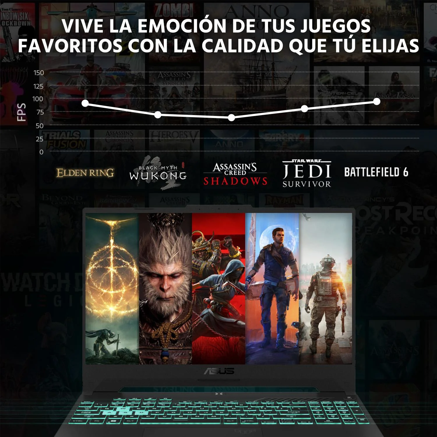 Laptop Gamer ASUS TUF Gaming F15 NVIDIA GeForce RTX 4060 Intel Core i7 13620H 16GB RAM 1TB SSD 15.6" Windows 11 Home Teclado en Ingles - Image 5