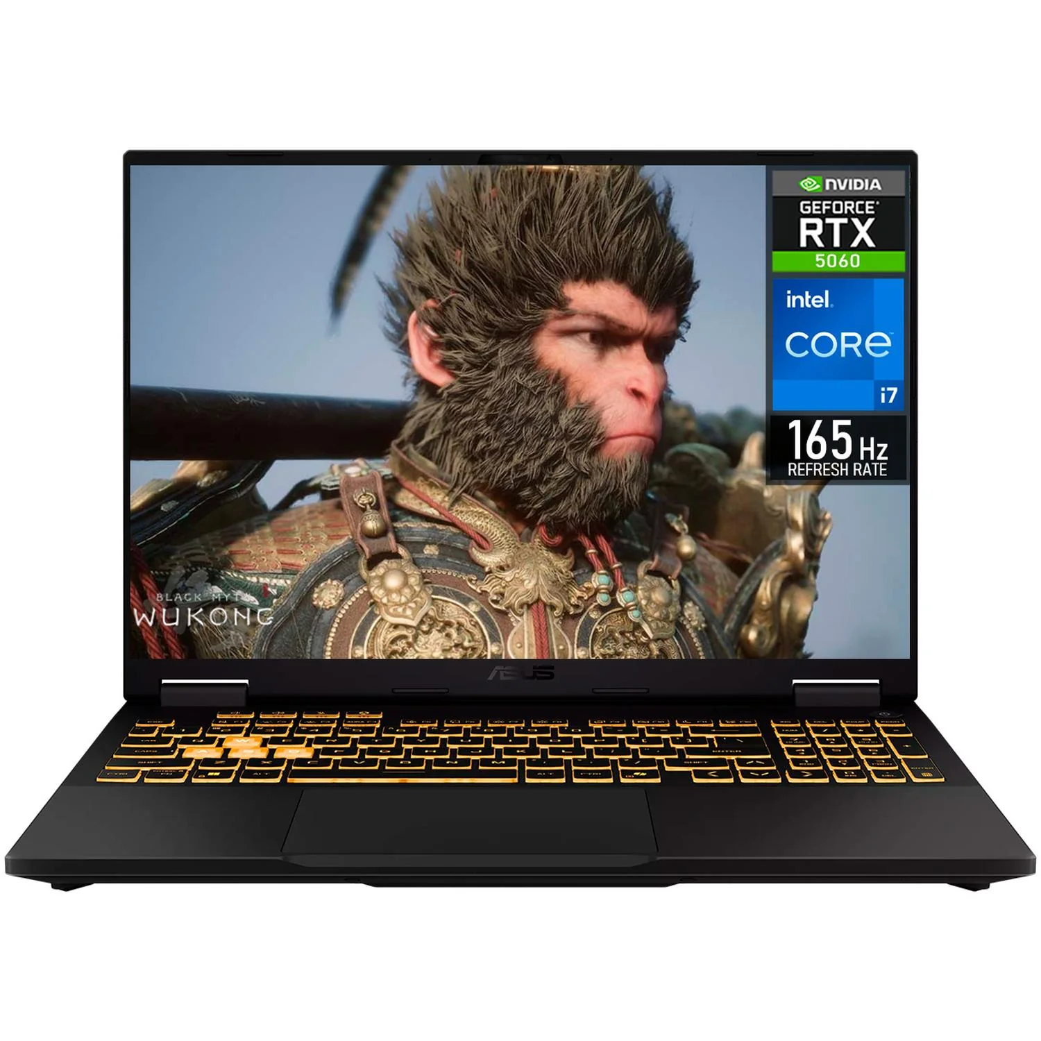 Laptop Gamer ASUS TUF Gaming F16 NVIDIA GeForce RTX 5060 Intel Core i7 14650HX 32GB DDR5 SSD 1TB 16" WUXGA 165Hz Teclado Ingles Gaming Competitivo y Multitarea Fluida