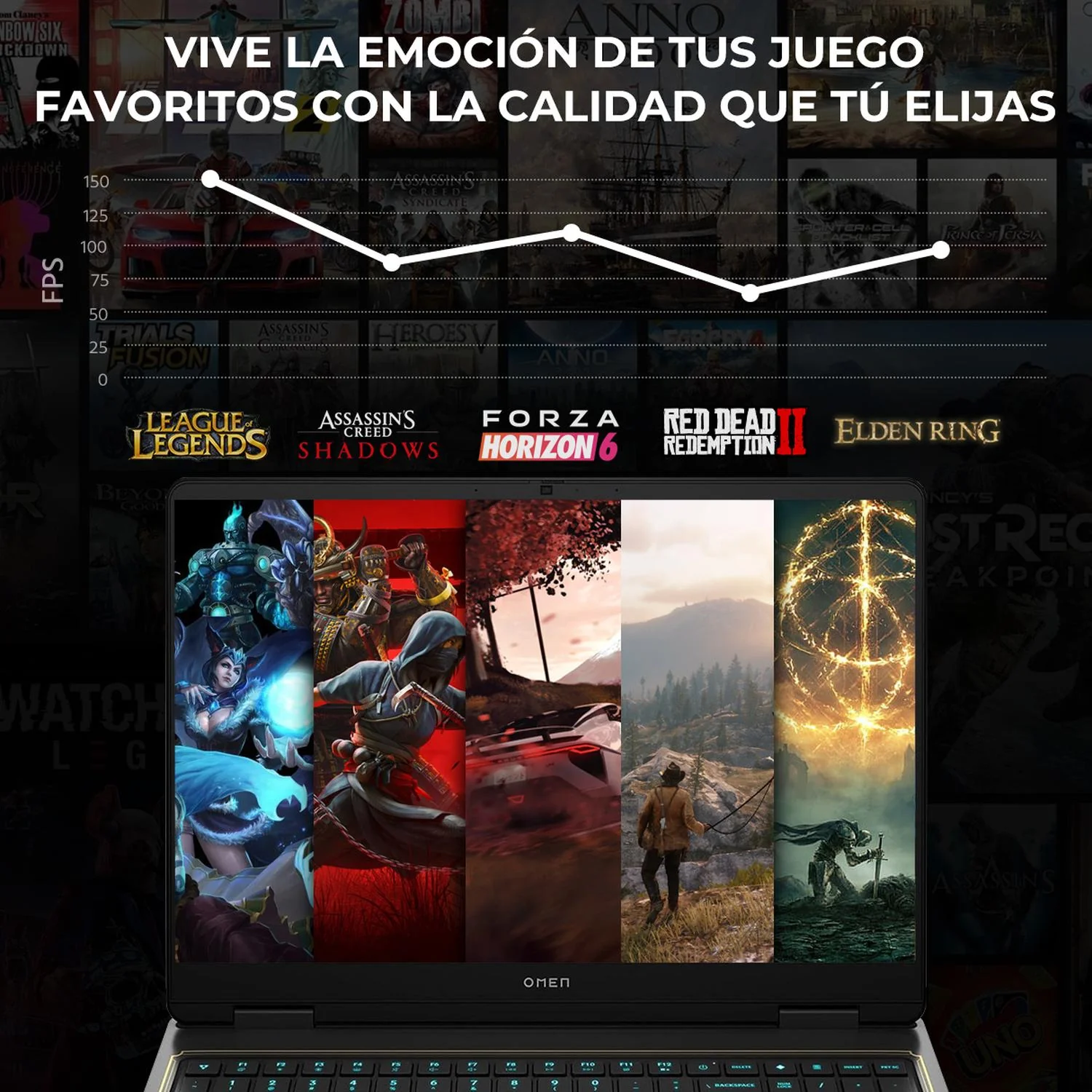 Laptop Gamer HP Omen LOL Nvidia GeForce RTX 5060 8GB DLSS 4.5 Intel Core i7 14650HX 32GB DDR5 1TB SSD Pantalla 16" IPS FHD+ 165Hz Teclado Ingles W11H League of Legends Gamer Competitivo Streaming en Vivo - Image 5