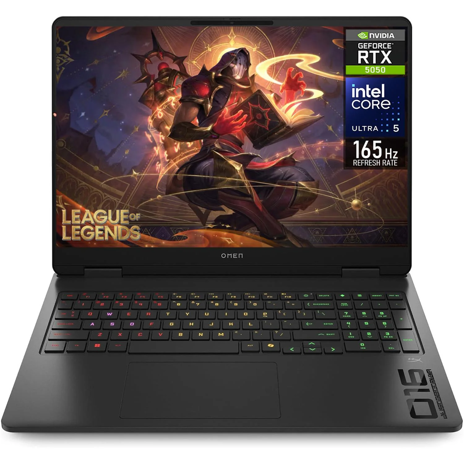 Laptop Gamer HP Omen Slim NVIDIA GeForce RTX 5050 Intel Core Ultra 5 225H 16GB DDR5 SSD 1TB 16" WUXGA 165Hz Teclado Ingles Gaming Competitivo y Estudio Profesional