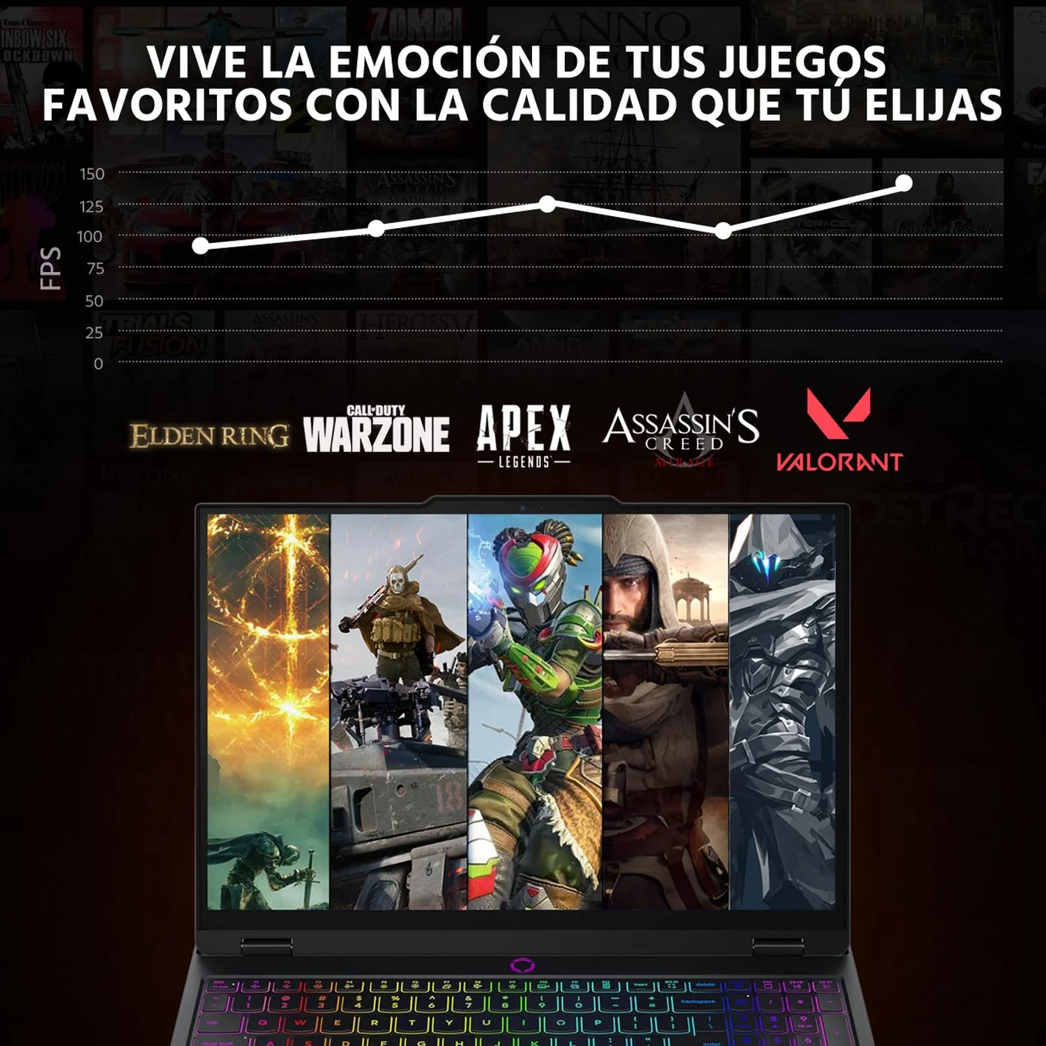 Laptop Gamer LENOVO Legion 5 15IRX10 NVIDIA GeForce RTX 5060 Intel Core i7 14700HX 16GB DDR5 SSD 512GB 15.1" WQXGA 165Hz Teclado Ingles Gaming Competitivo y Creacion de Contenido - Image 5
