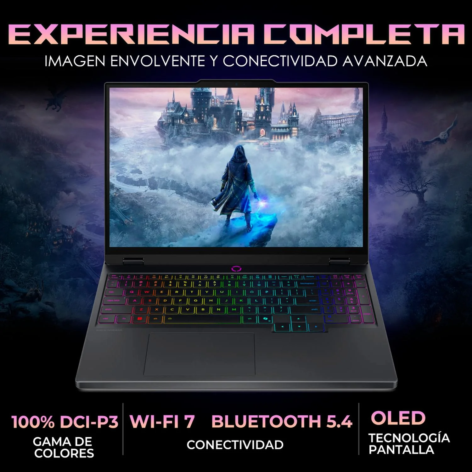 Laptop Gamer LENOVO Legion 5i NVIDIA GeForce RTX 5060 Intel Core Ultra 7 255HX 16GB DDR5 SSD 1TB 15.1" OLED WQXGA 165Hz Teclado Ingles Gaming Competitivo y Estudio Profesional - Image 4