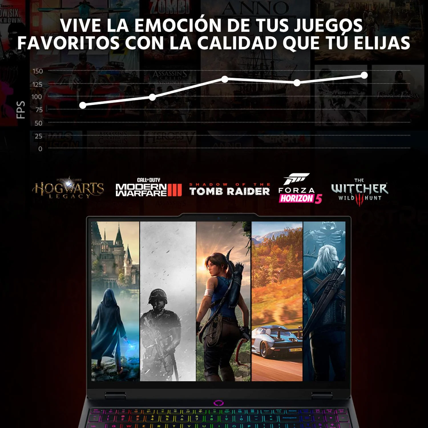 Laptop Gamer LENOVO Legion 5i NVIDIA GeForce RTX 5060 Intel Core Ultra 7 255HX 16GB DDR5 SSD 1TB 15.1" OLED WQXGA 165Hz Teclado Ingles Gaming Competitivo y Estudio Profesional - Image 6