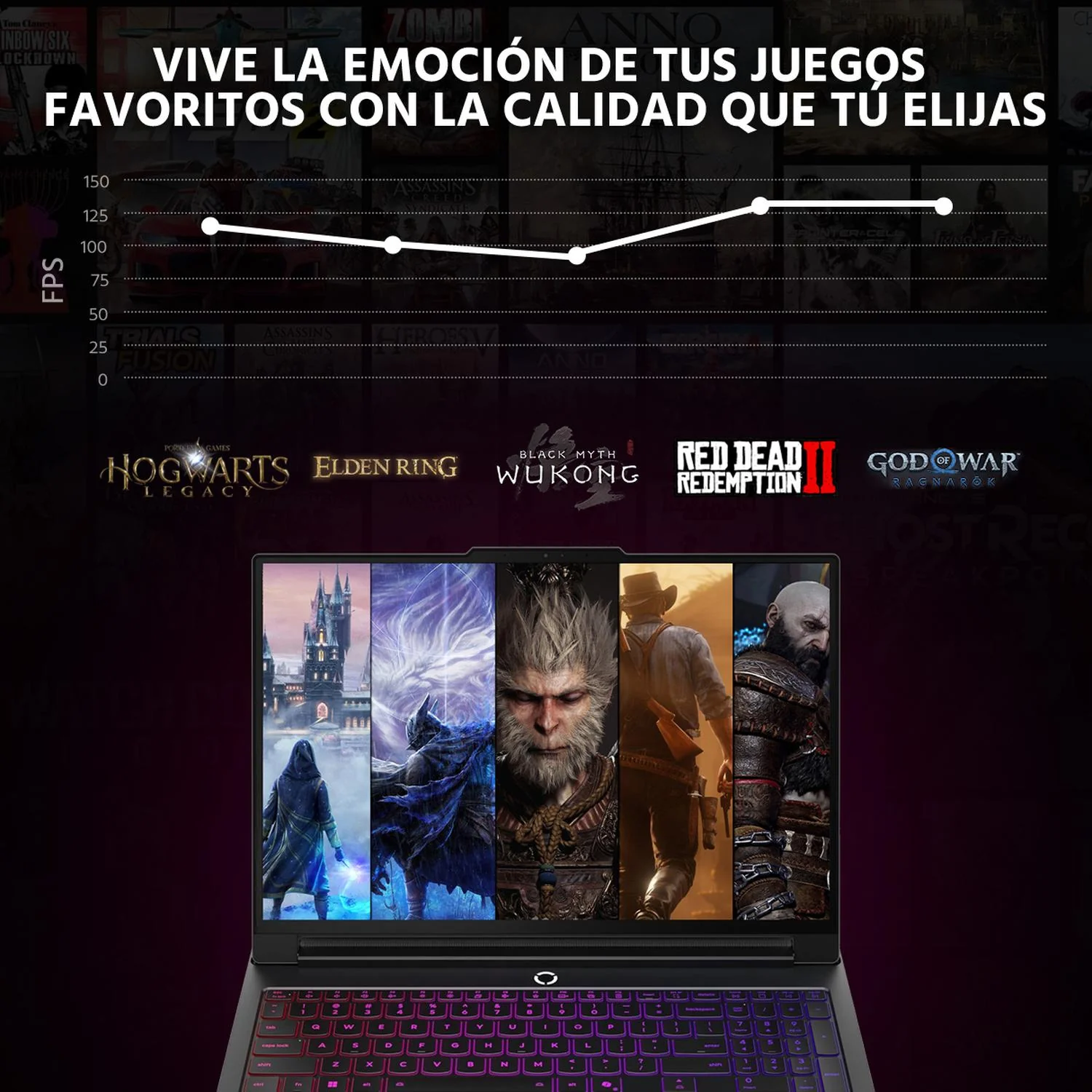 Laptop Gamer LENOVO Legion Pro 7 NVIDIA GeForce RTX 5090 Intel Core Ultra 9 275HX 64GB DDR5 SSD 2TB 16" WQXGA OLED 240Hz Teclado Ingles Gaming Avanzado e Ingenieria Profesional - Image 6
