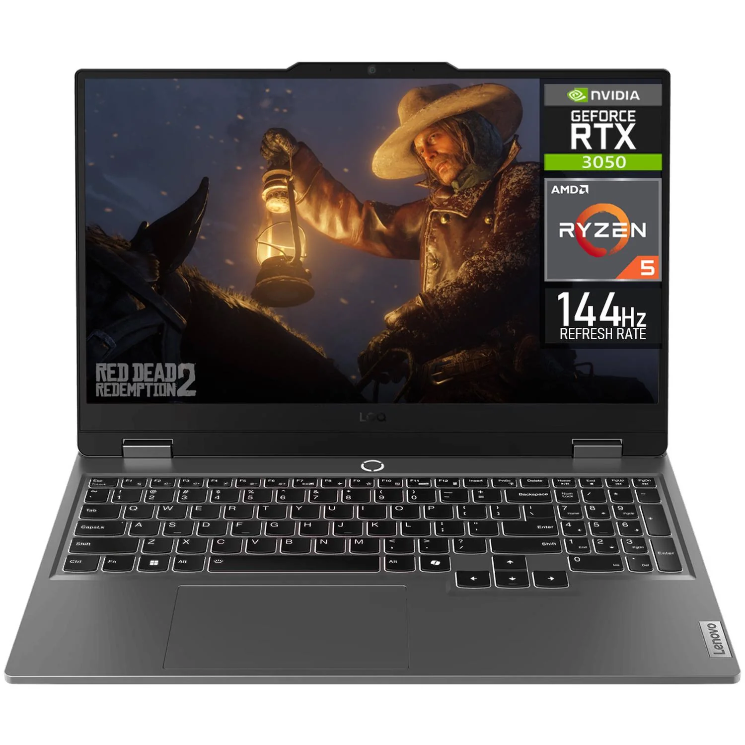 Laptop Gamer LENOVO LOQ NVIDIA GeForce RTX 3050 AMD Ryzen 5 7235HS 8GB RAM 512GB SSD 15.6" Windows 11 Home Teclado en Español Reacondicionado