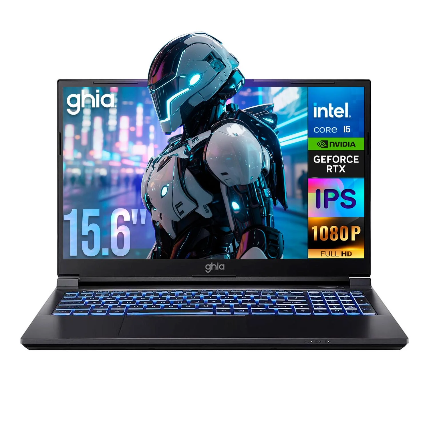 Laptop Gamer Libero Nvidia GeForce RTX 3050 4GB Intel Core i5 12450H 16GB 512GB SSD Pantalla 15.6" IPS FHD 144Hz Teclado Español W11H Garantia y Servicio en Mexico