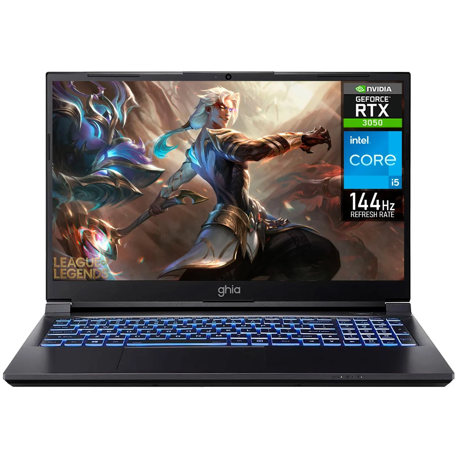 Laptop Gamer Libero Nvidia GeForce RTX 3050 4GB Intel Core i5 12450H 32GB 1TB SSD Pantalla 15.6" IPS FHD 144Hz Teclado Español W11H Garantia y Servicio en Mexico