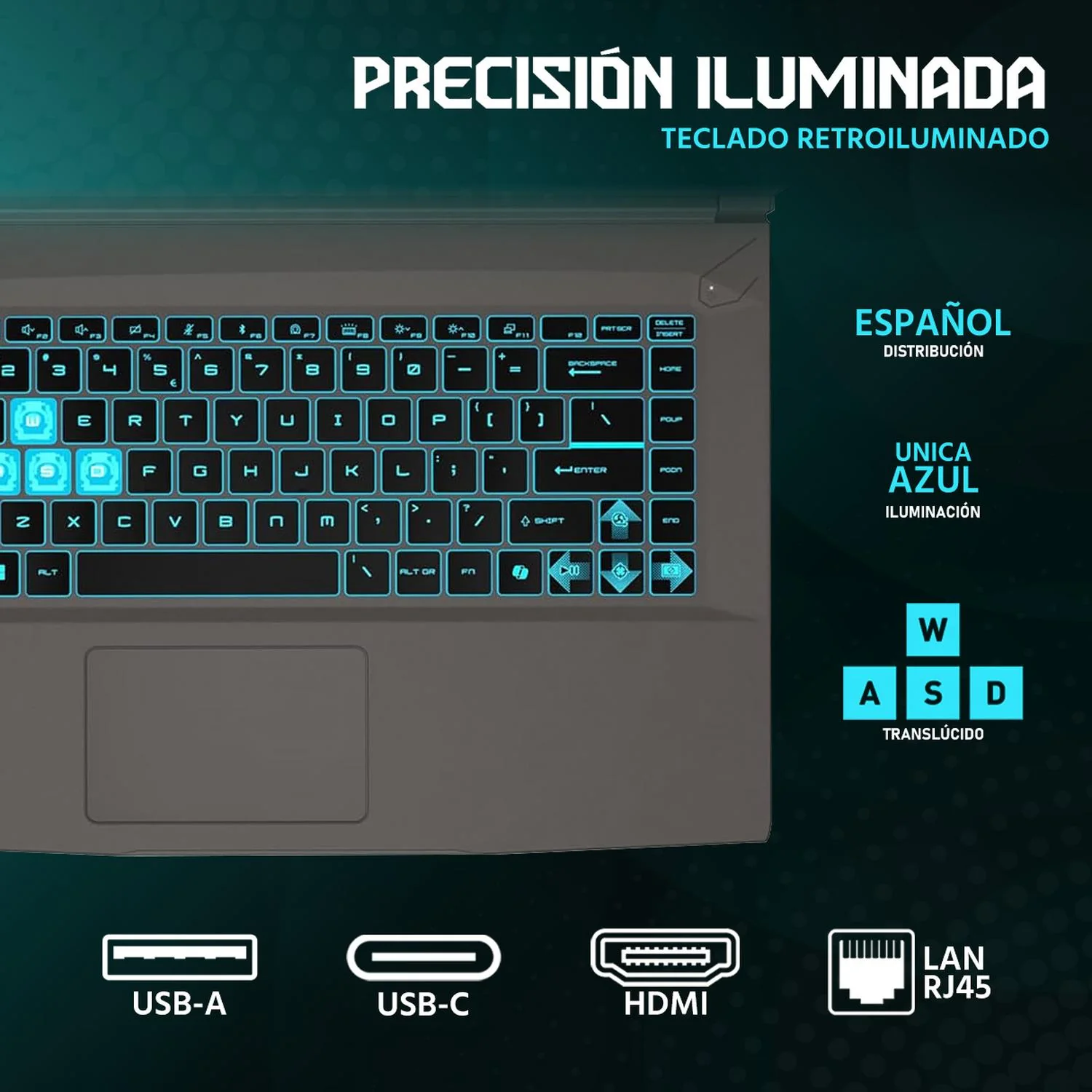 Laptop Gamer MSI Thin 15 NVIDIA GeForce RTX 4050 Intel Core i5 13420H 16GB RAM 1.4TB SSD 15.6" Windows 11 Home Teclado en Español - Image 4