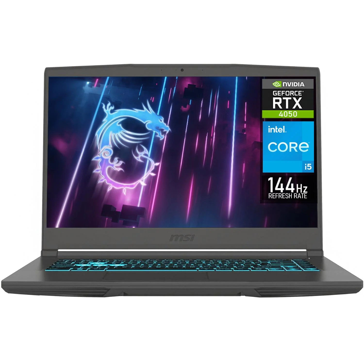 Laptop Gamer MSI Thin 15 NVIDIA GeForce RTX 4050 Intel Core i5 13420H 16GB RAM 512GB SSD 15.6" Windows 11 Home Teclado en Ingles