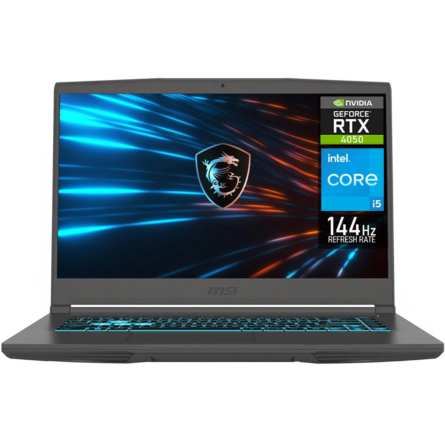 Laptop Gamer MSI Thin 15 NVIDIA GeForce RTX 4050 Intel Core i5 13420H 16GB RAM 512GB SSD 15.6" Windows 11 Home Teclado en Ingles Open Box