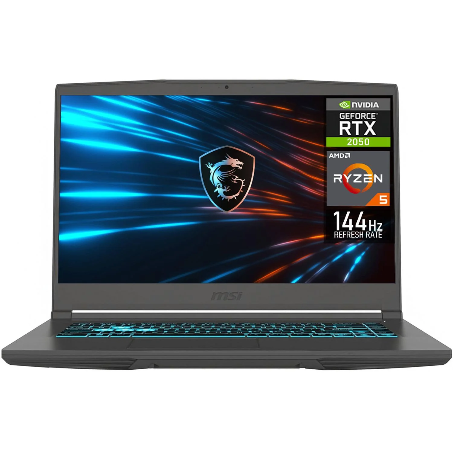 Laptop Gamer MSI Thin A15 NVIDIA GeForce RTX 2050 AMD Ryzen 5 7535HS 8GB RAM 512GB SSD 15.6" Windows 11 Home Teclado en Ingles