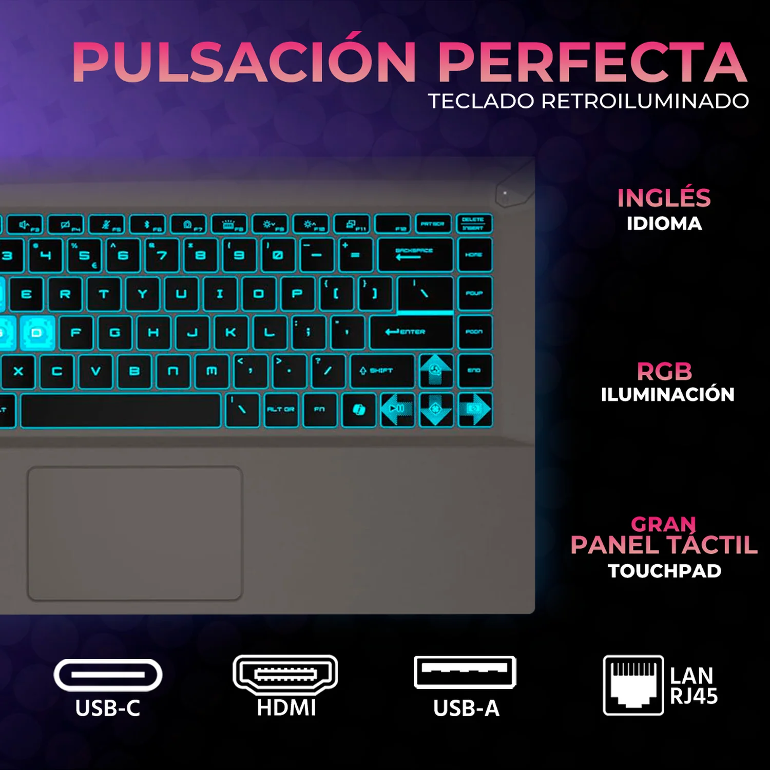 Laptop Gamer MSI Thin Nvidia GeForce RTX 2050 4GB AMD Ryzen 5 7535HS 32GB DDR5 1TB SSD Pantalla 15.6" IPS FHD 144Hz Teclado Ingles + Mouse DXT Gaming Gamer Diseño Creación de Contenido - Image 4