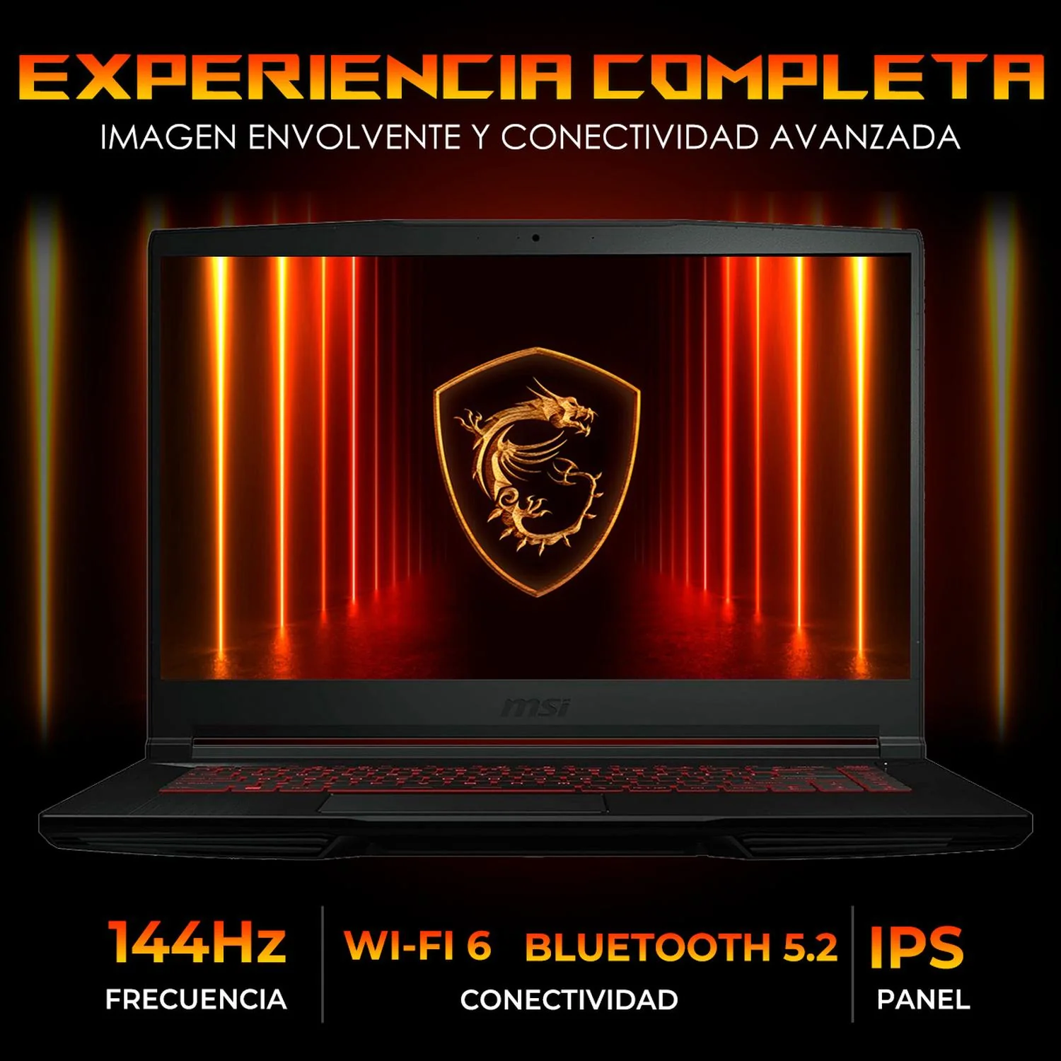 Laptop Gamer MSI Thin Nvidia GeForce RTX 2050 4GB Intel Core i5 12450H 32GB 1TB SSD Pantalla 15.6" IPS FHD 144Hz Teclado Ingles W11H Garantia y Servicio en Mexico - Image 3