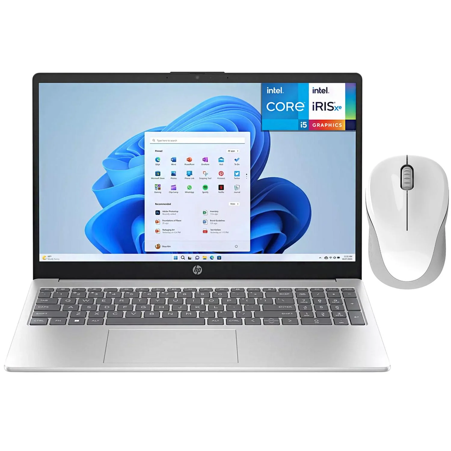 Laptop HP 15-FD0095WM Intel Core i5 1235U 24GB RAM 256GB SSD 15.6" Windows 11 Home Teclado en Ingles + Mouse DXT Open Box