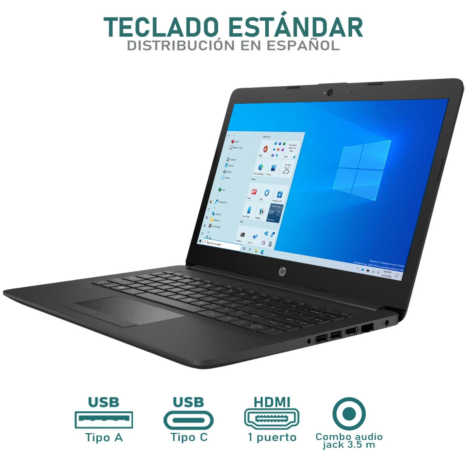 Laptop HP 245 G7 AMD Athlon 3020e 16GB 1TB HDD Pantalla 14" Teclado Español W10H Reacondicionado - Image 4